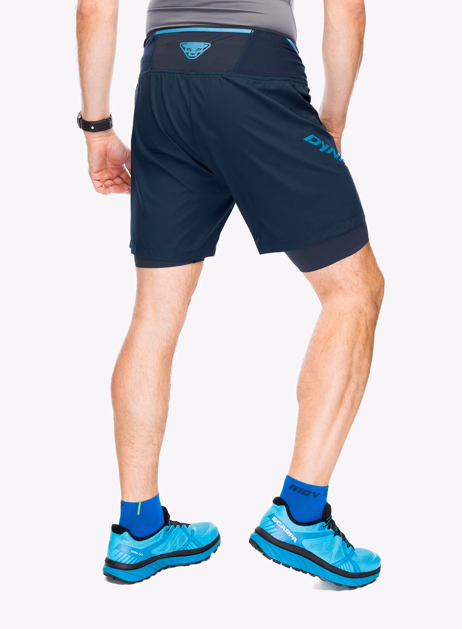 Běžecké kraťasy Dynafit Ultra 2/1 Shorts - blueberry/storm blue