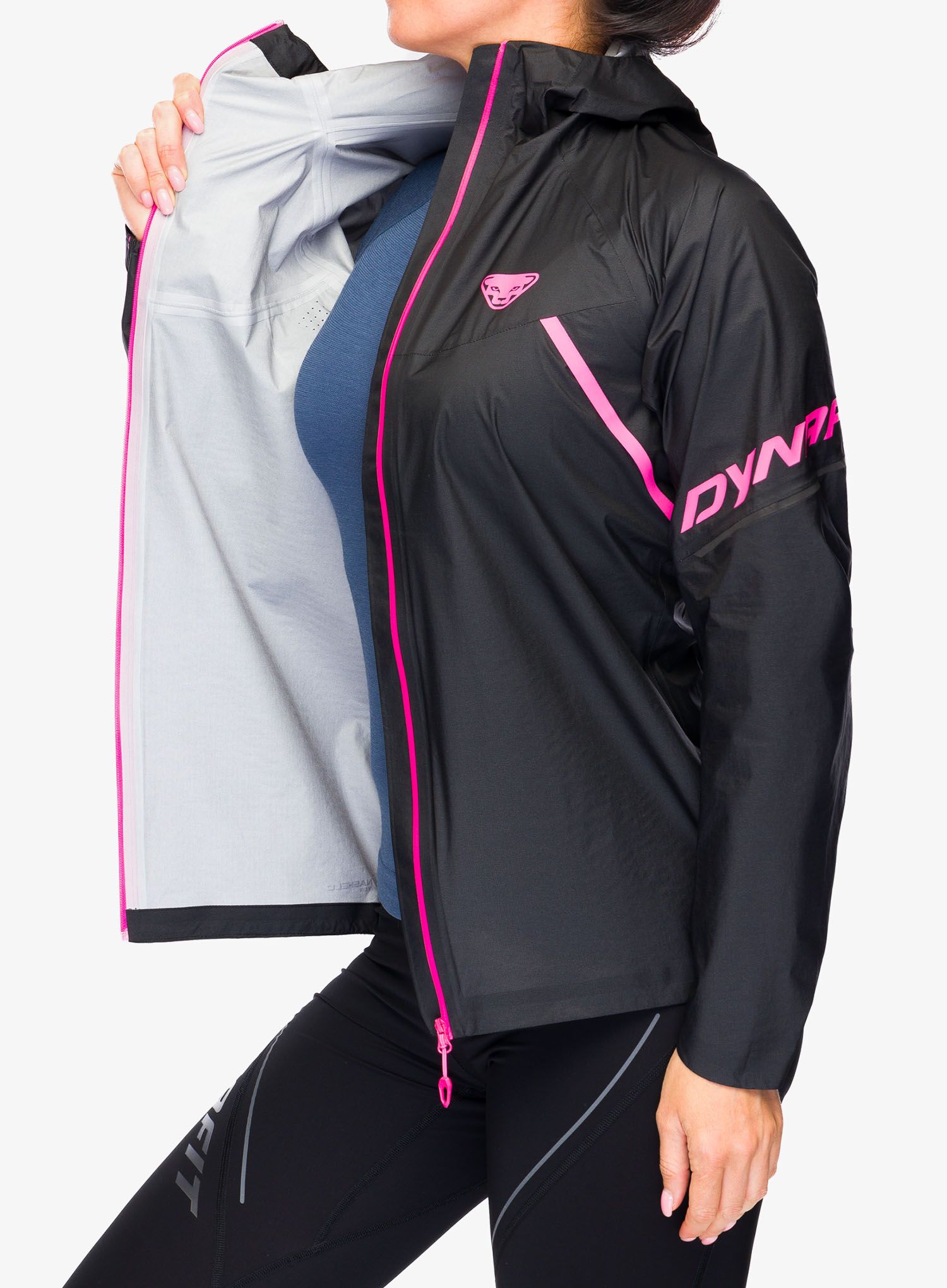 Bunda na běhání dámská Dynafit Ultra 3L Jacket - black out
