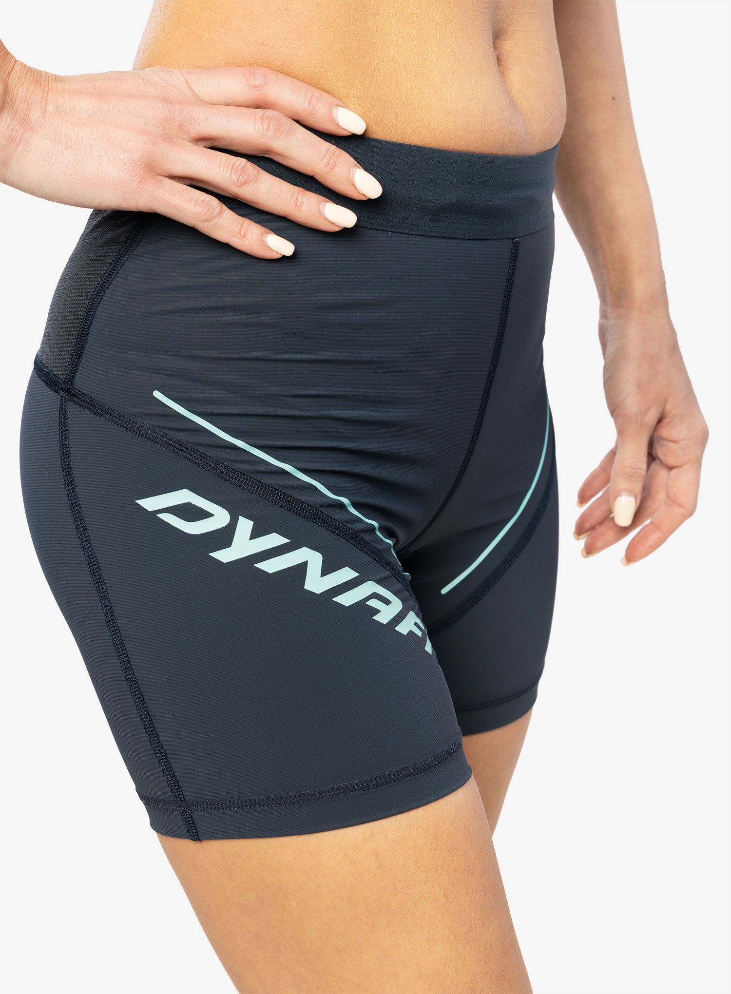 Běžecké kraťasy dámské Dynafit Vert 2 Short Tights  - blueberry/marine blue