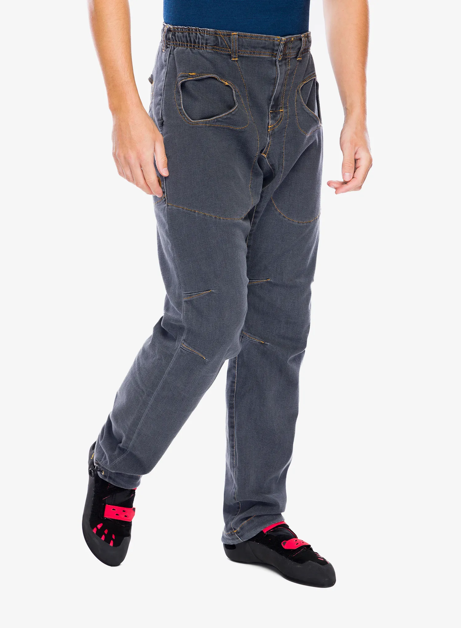 Lezecké kalhoty E9 Rondo Denim 2.3 - grey