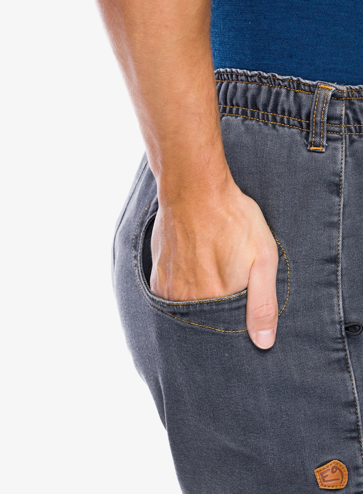 Lezecké kalhoty E9 Rondo Denim 2.3 - grey