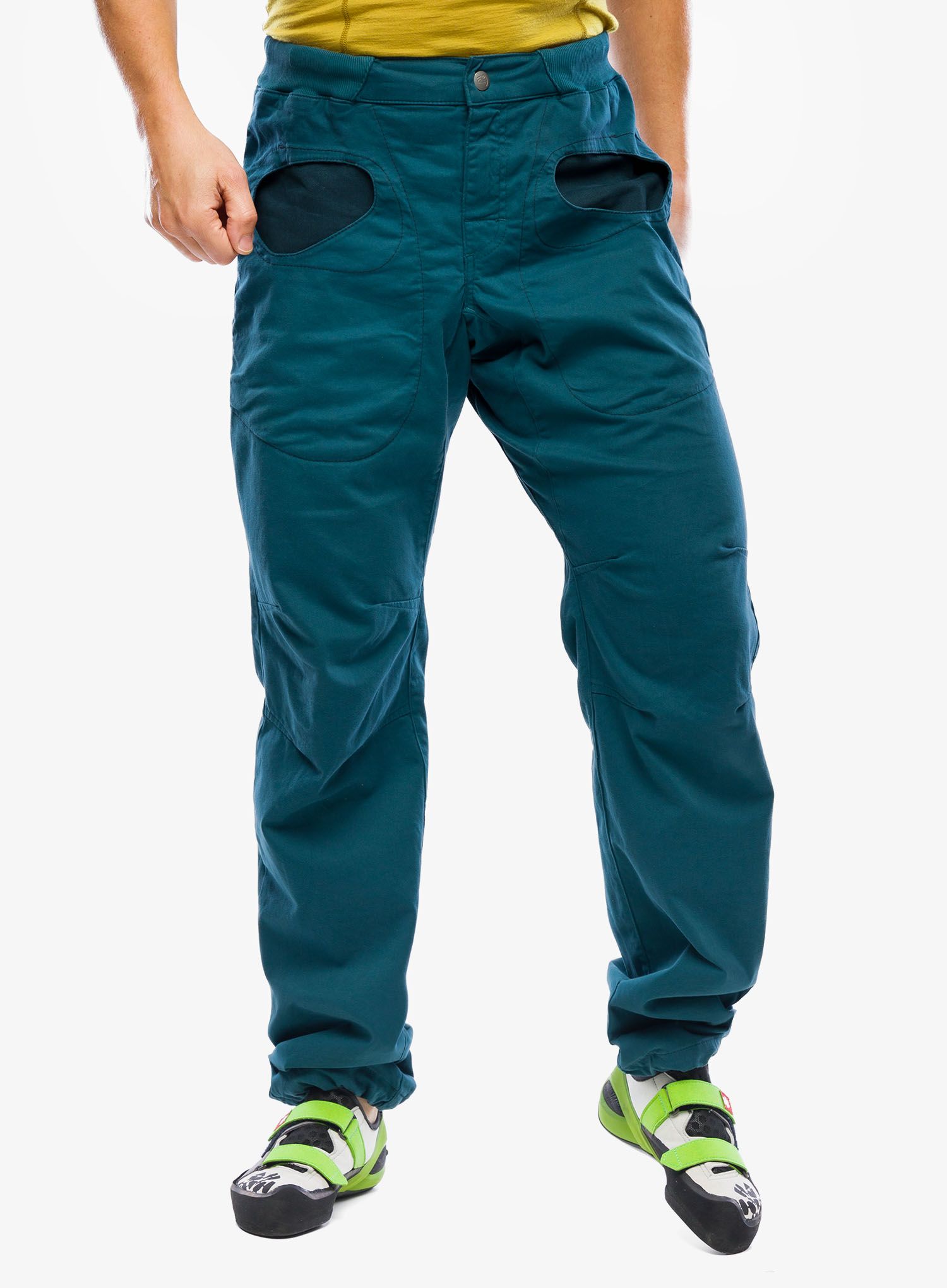 Lezecké kalhoty E9 Rondo Slim - whale
