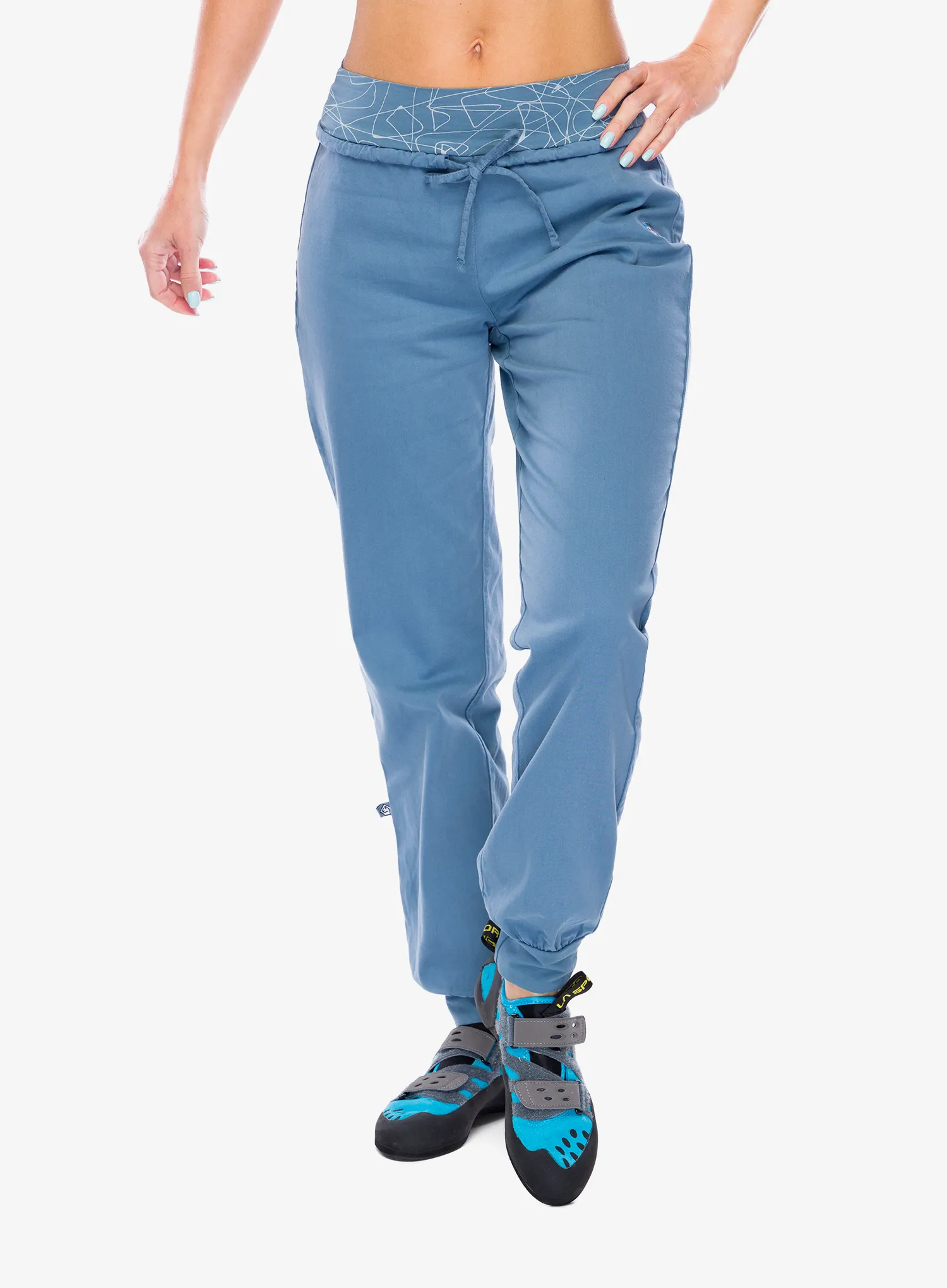 Lezecké kalhoty dámské E9 W-Hit-BB - steel/blue