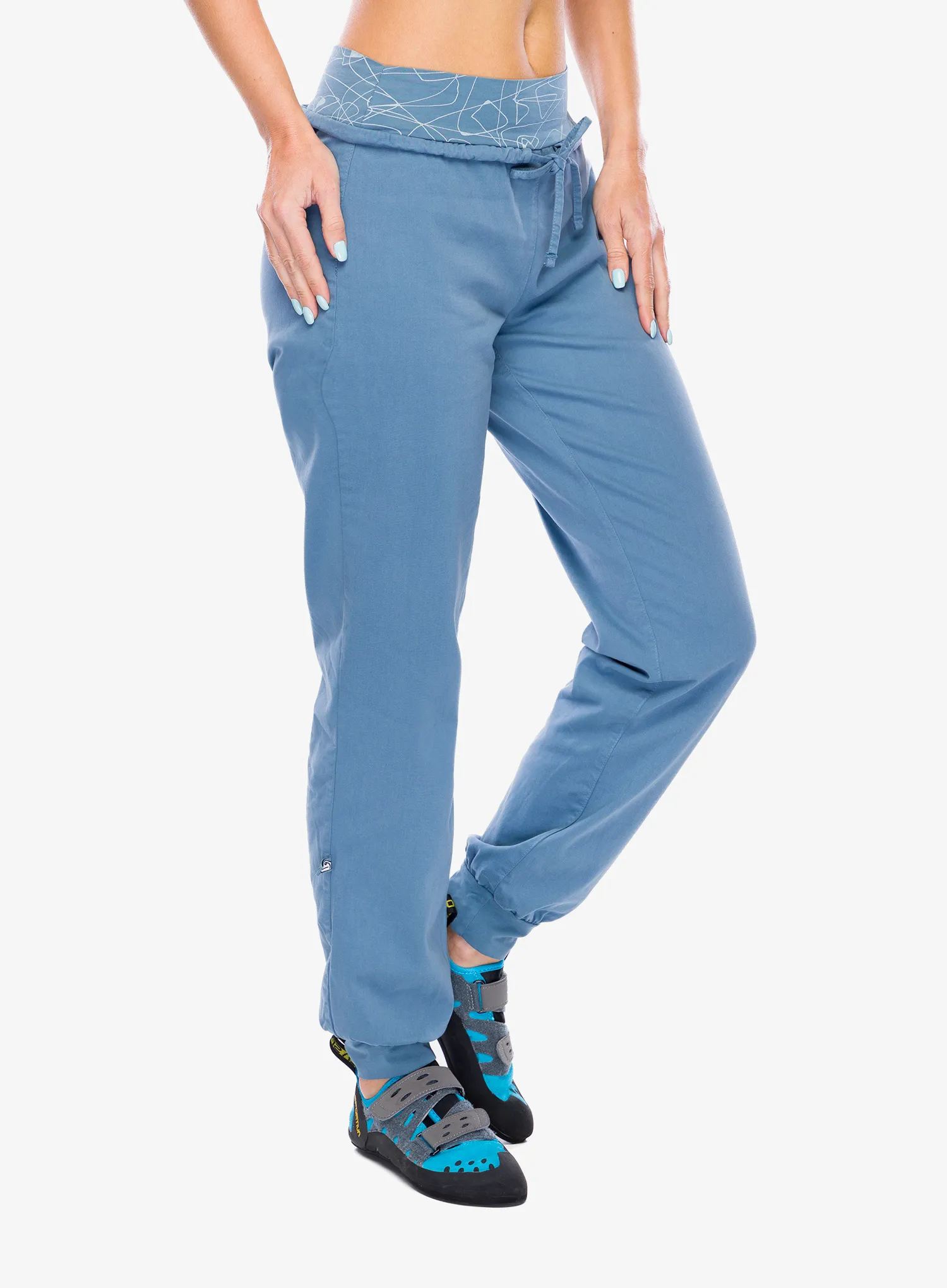 Lezecké kalhoty dámské E9 W-Hit-BB - steel/blue