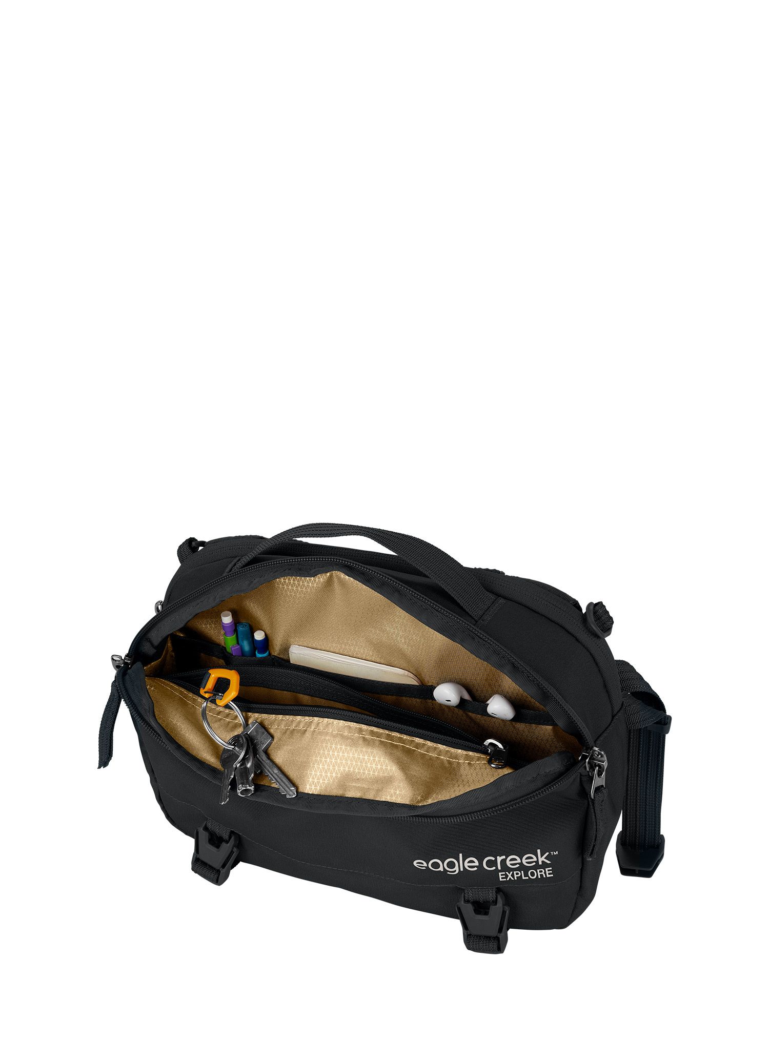 Kapsička na krk Eagle Creek Explore Mini Messenger Bag - black