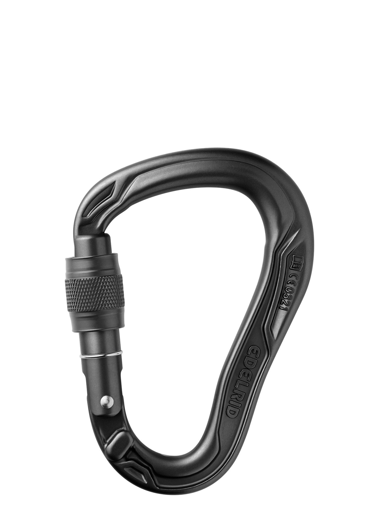 Karabina s pojistkou Edelrid HMS Bullet Screw II - black