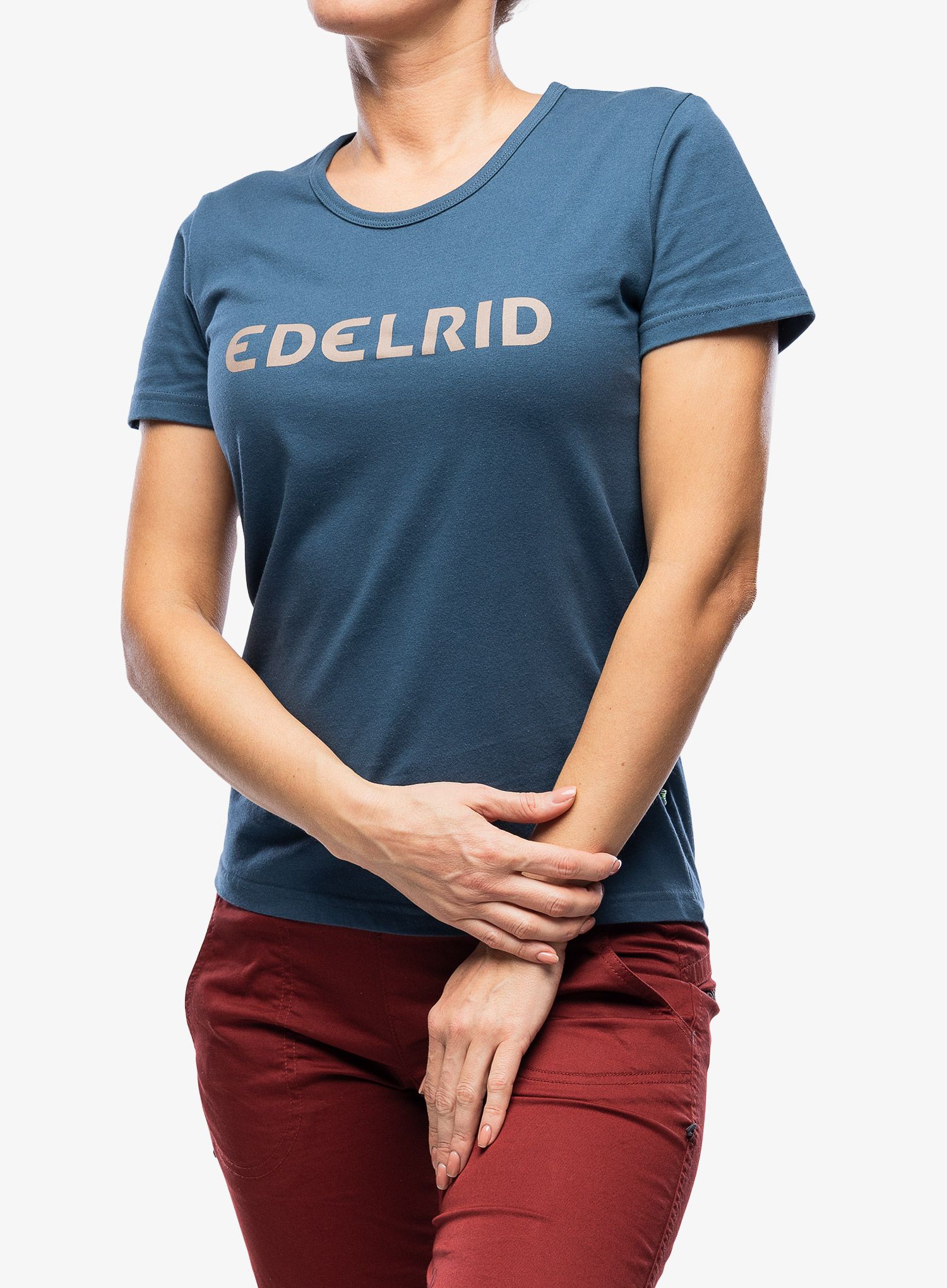 Dámské tričko Edelrid Corporate T-Shirt II - petrol/navy