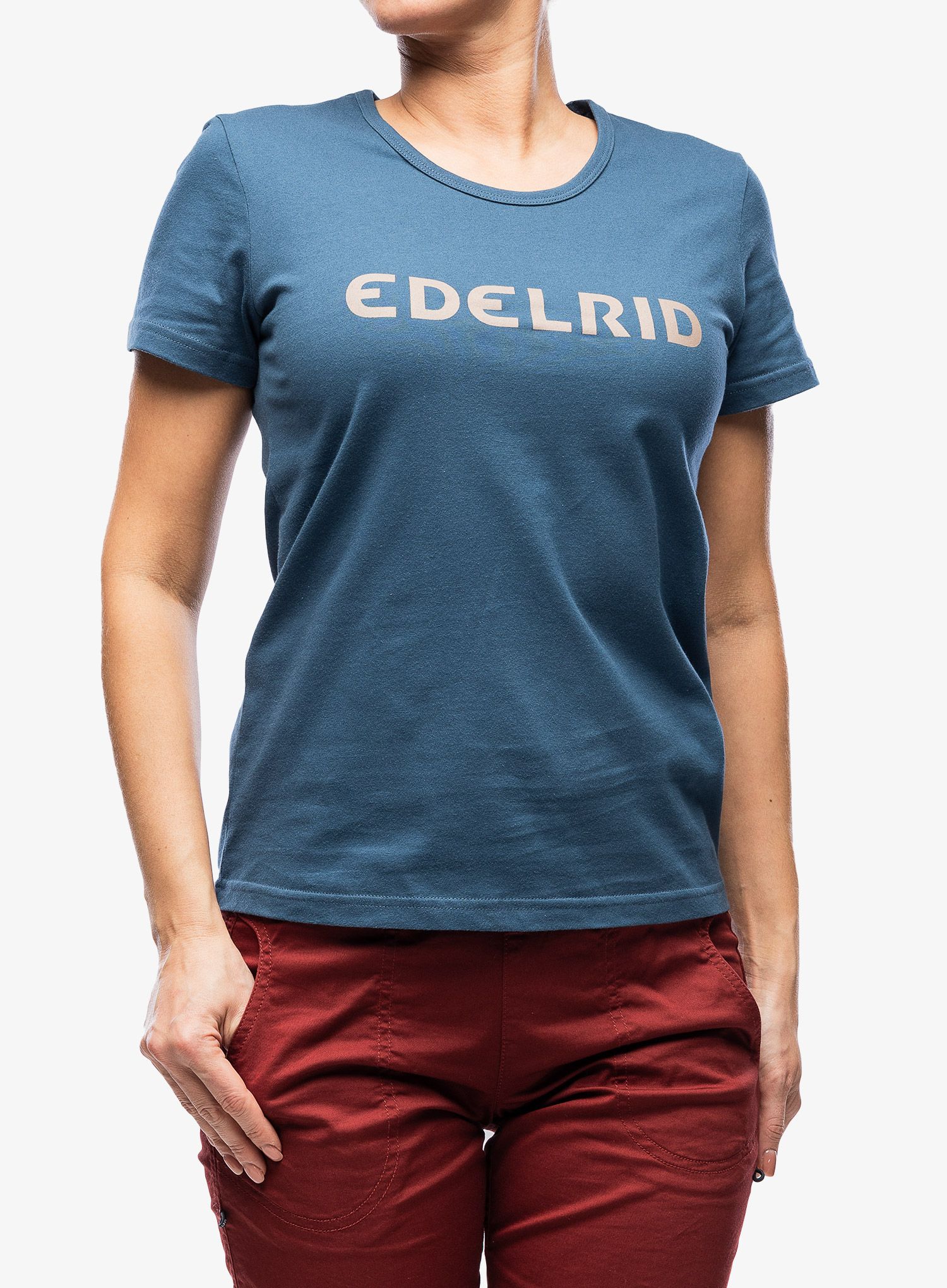 Dámské tričko Edelrid Corporate T-Shirt II - petrol/navy