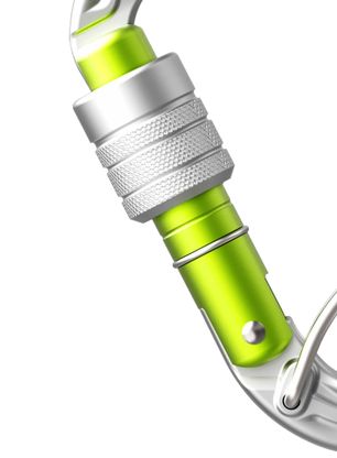 Karabina Edelrid HMS Strike Screw FG II - silver