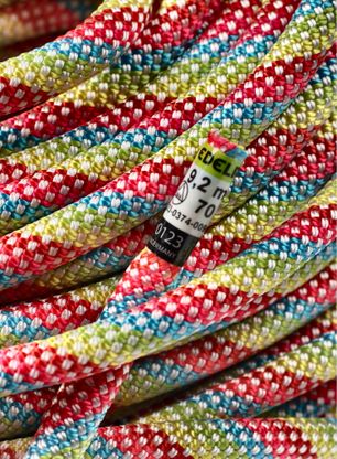 Horolezecké lano Edelrid Kinglet 9,2 mm 70 m - snow