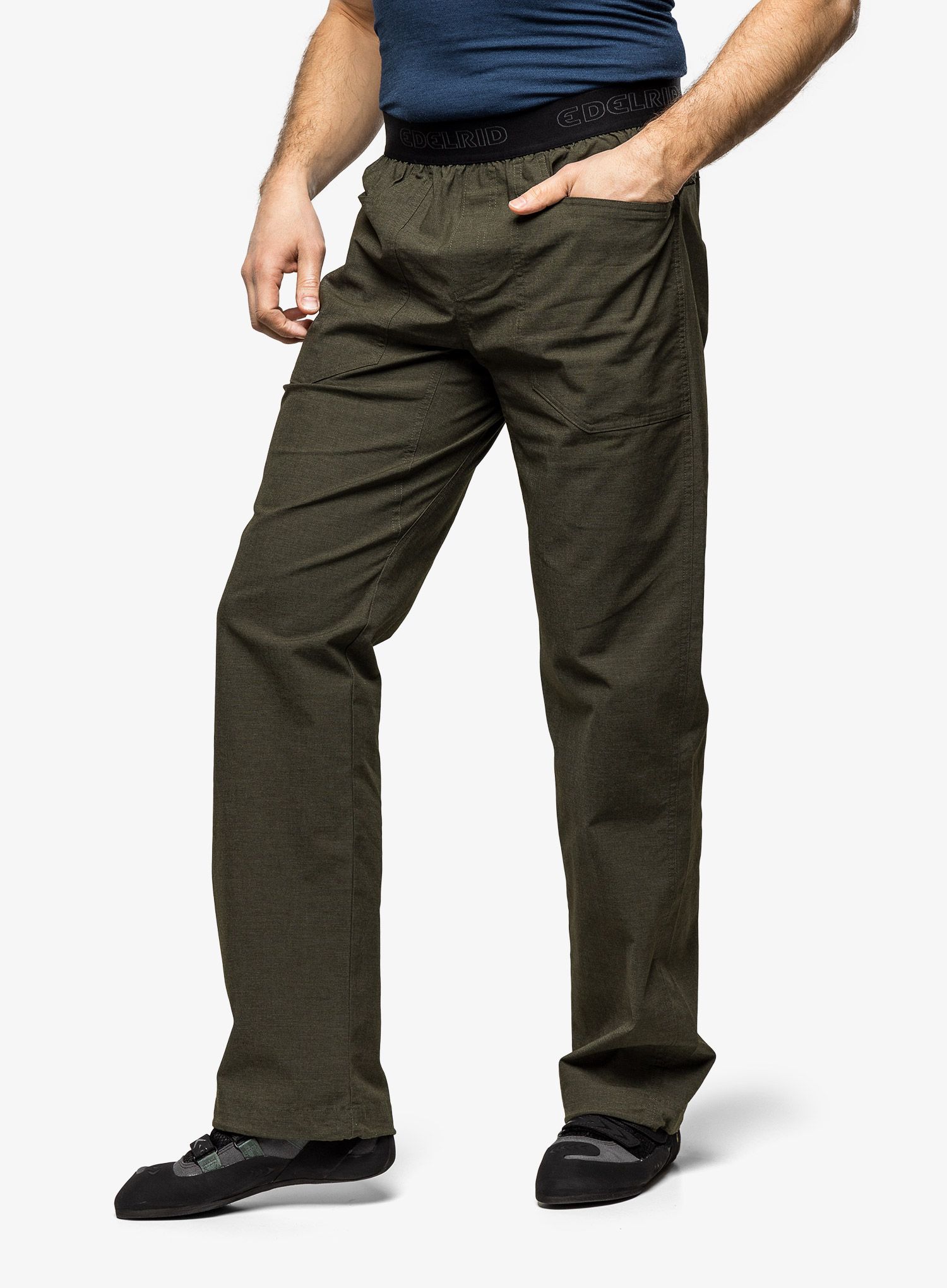 Lezecké kalhoty Edelrid Legacy Pants IV - oil