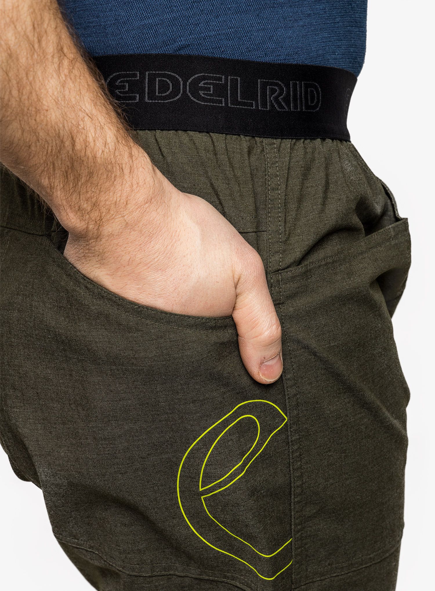 Lezecké kalhoty Edelrid Legacy Pants IV - oil