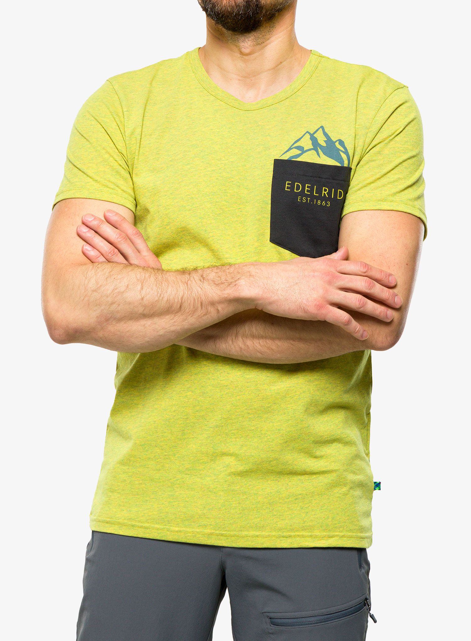 Bavlněné tričko Edelrid Onset T-Shirt - wasabi