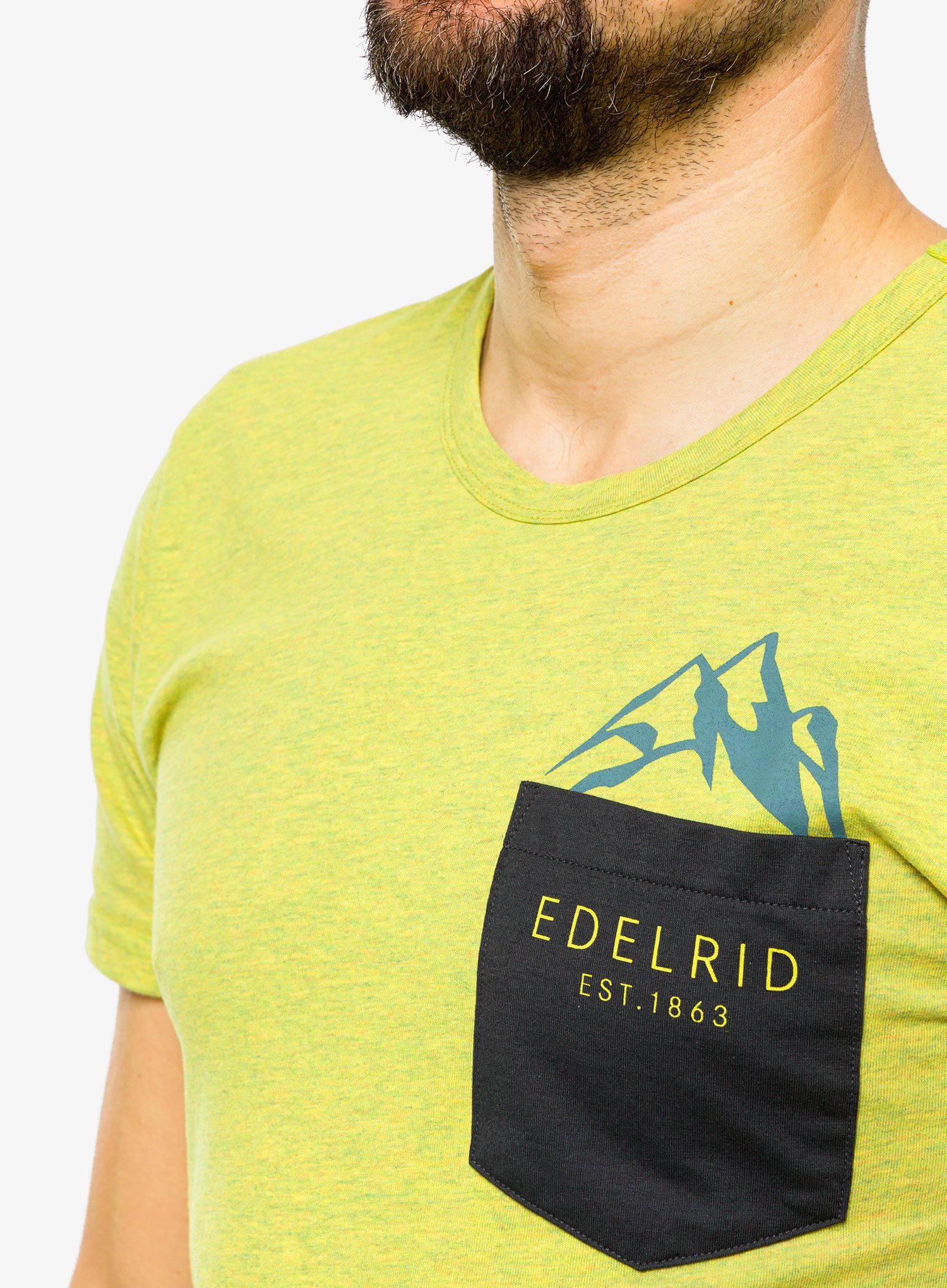 Bavlněné tričko Edelrid Onset T-Shirt - wasabi
