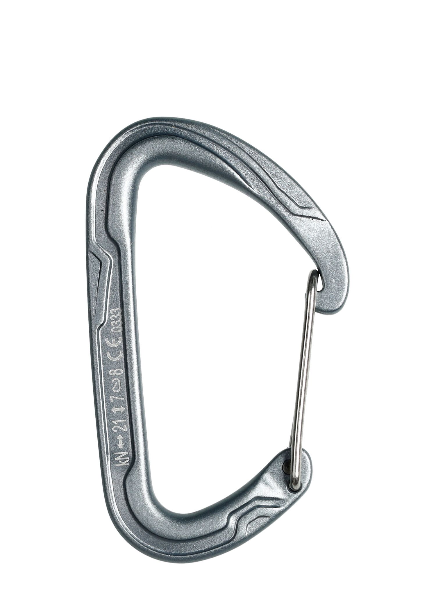 Horolezecká karabina Edelrid Pure Wire III - slate