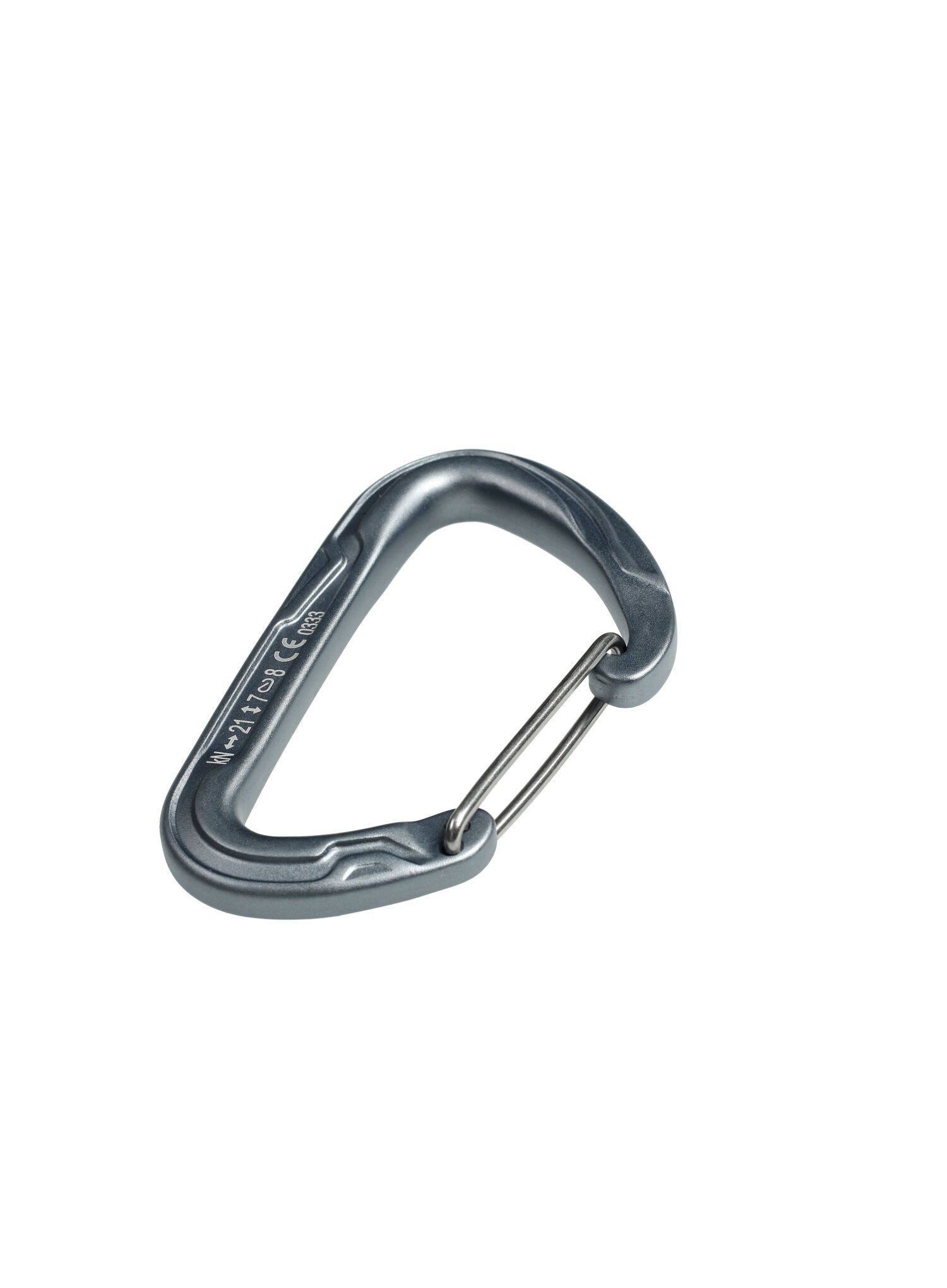Horolezecká karabina Edelrid Pure Wire III - slate