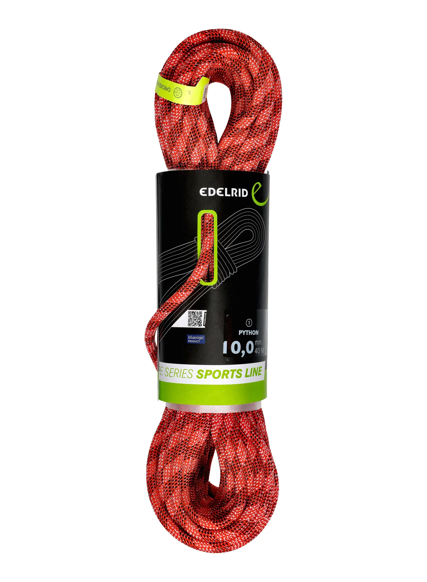 Horolezecké lano Edelrid Python 10 mm 40 m - red