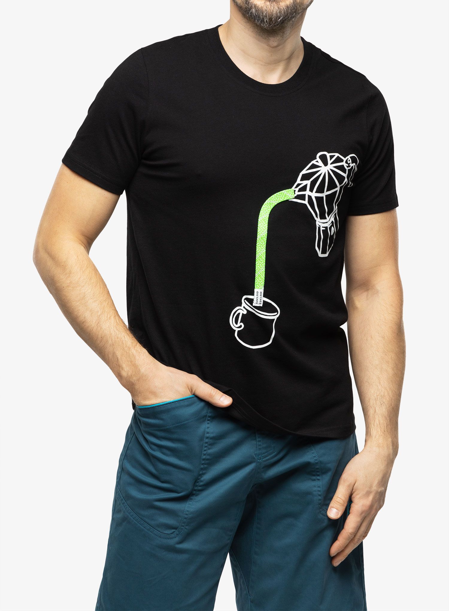Tričko Edelrid Rope T - coffee pot