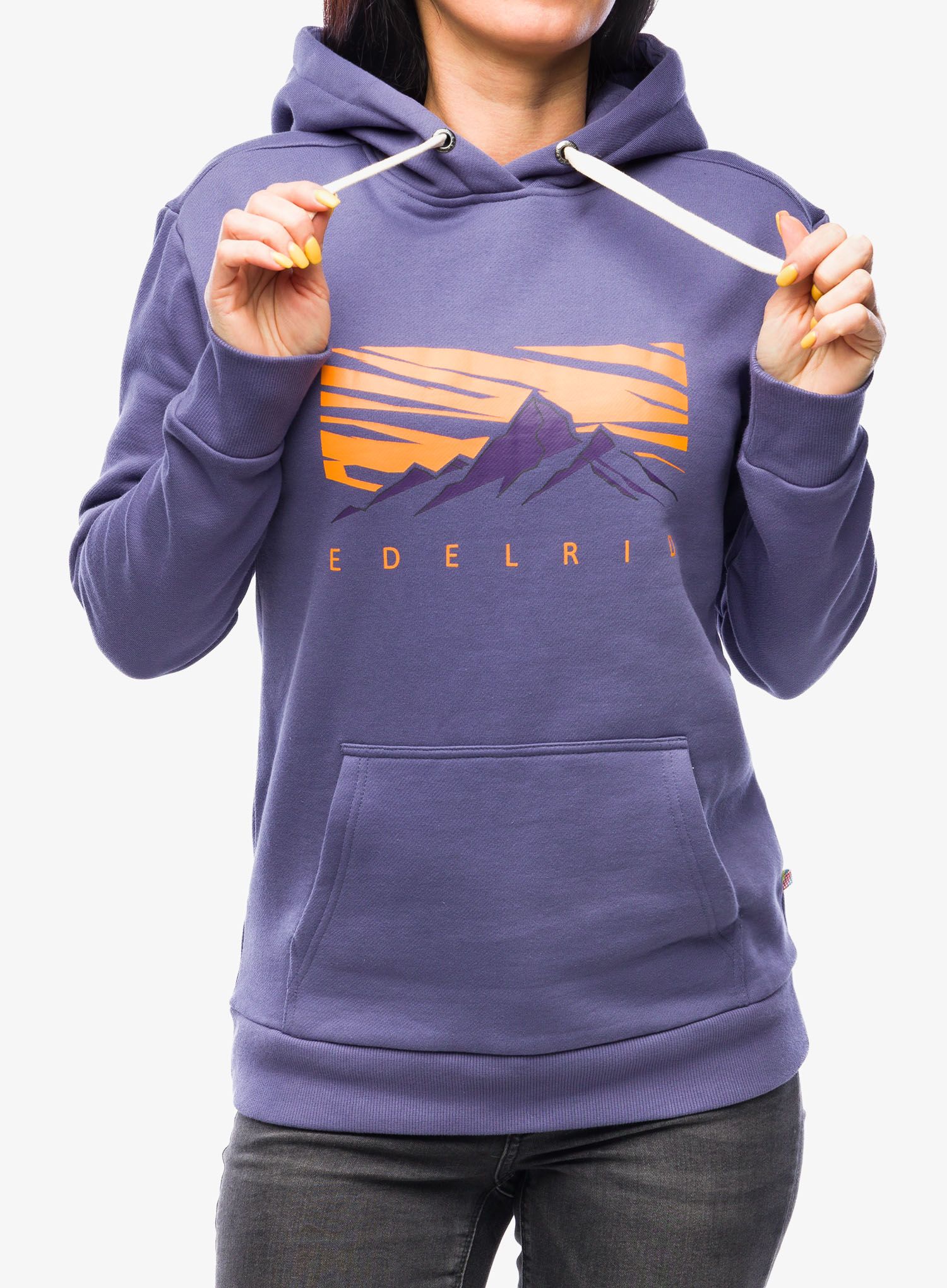 Dámská mikina s kapucí Edelrid Spotter Hoody IV - lilac