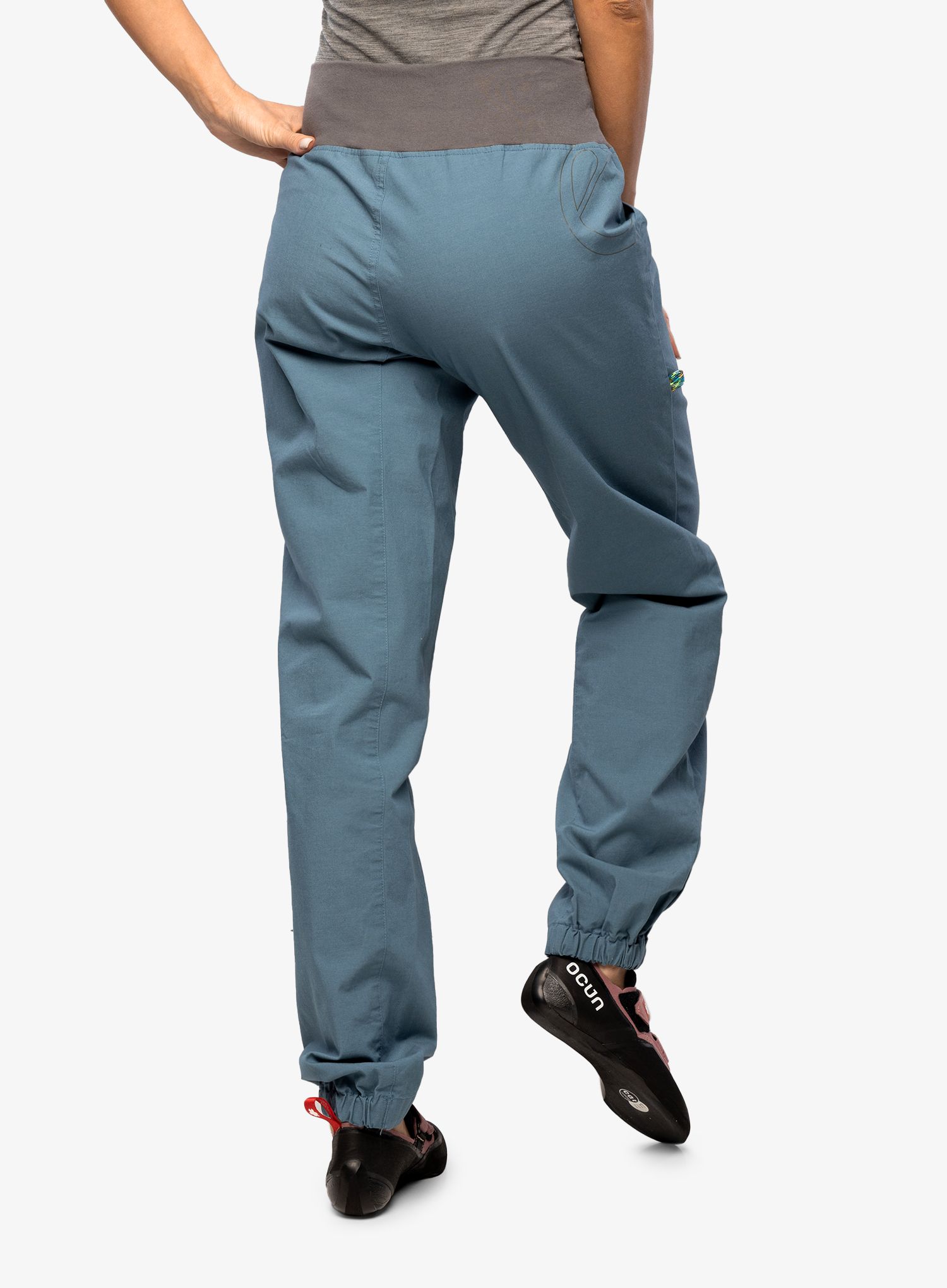 Lezecké kalhoty dámské Edelrid Wo Sansara Pants III - bluegrey