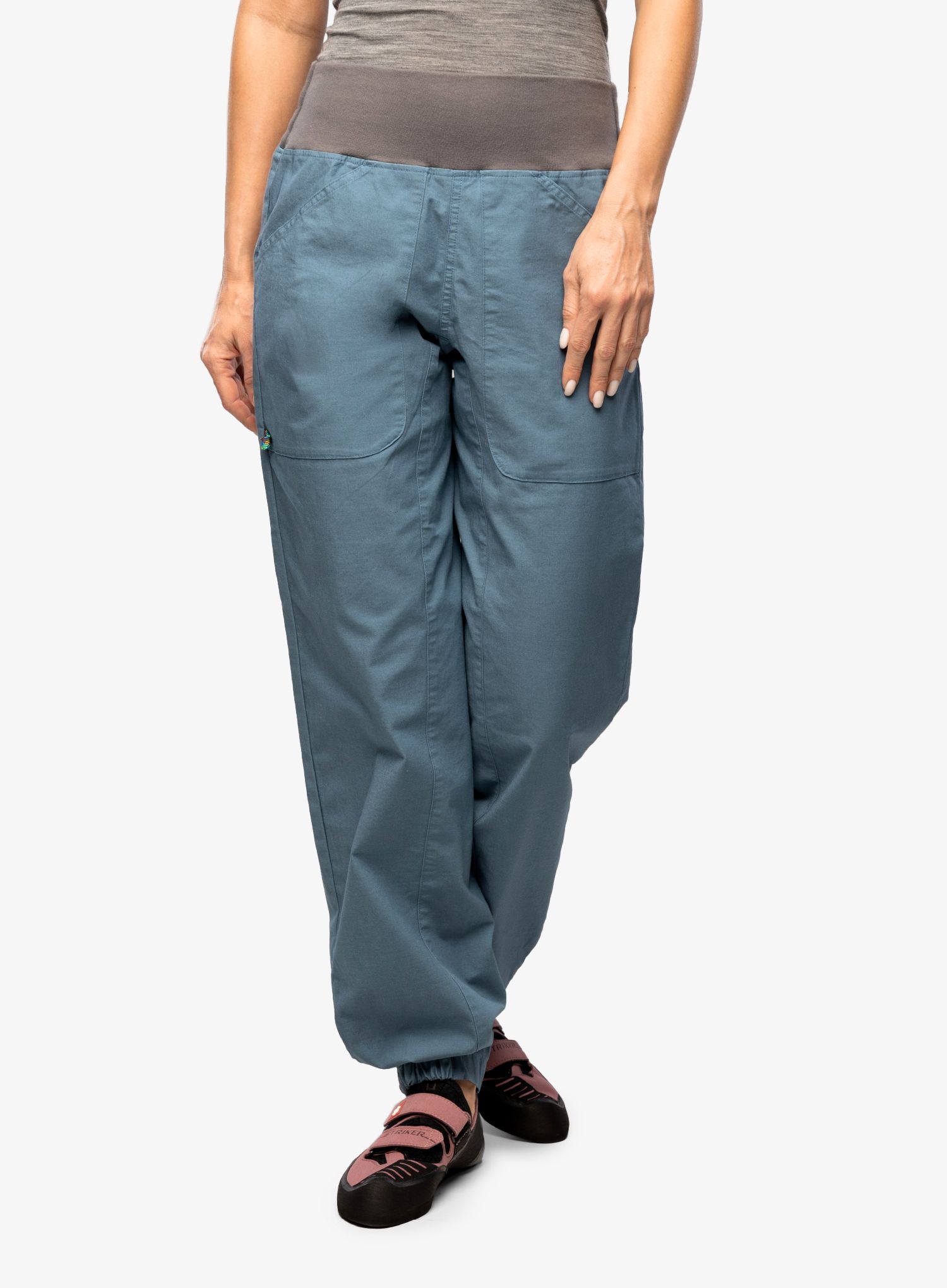 Lezecké kalhoty dámské Edelrid Wo Sansara Pants III - bluegrey