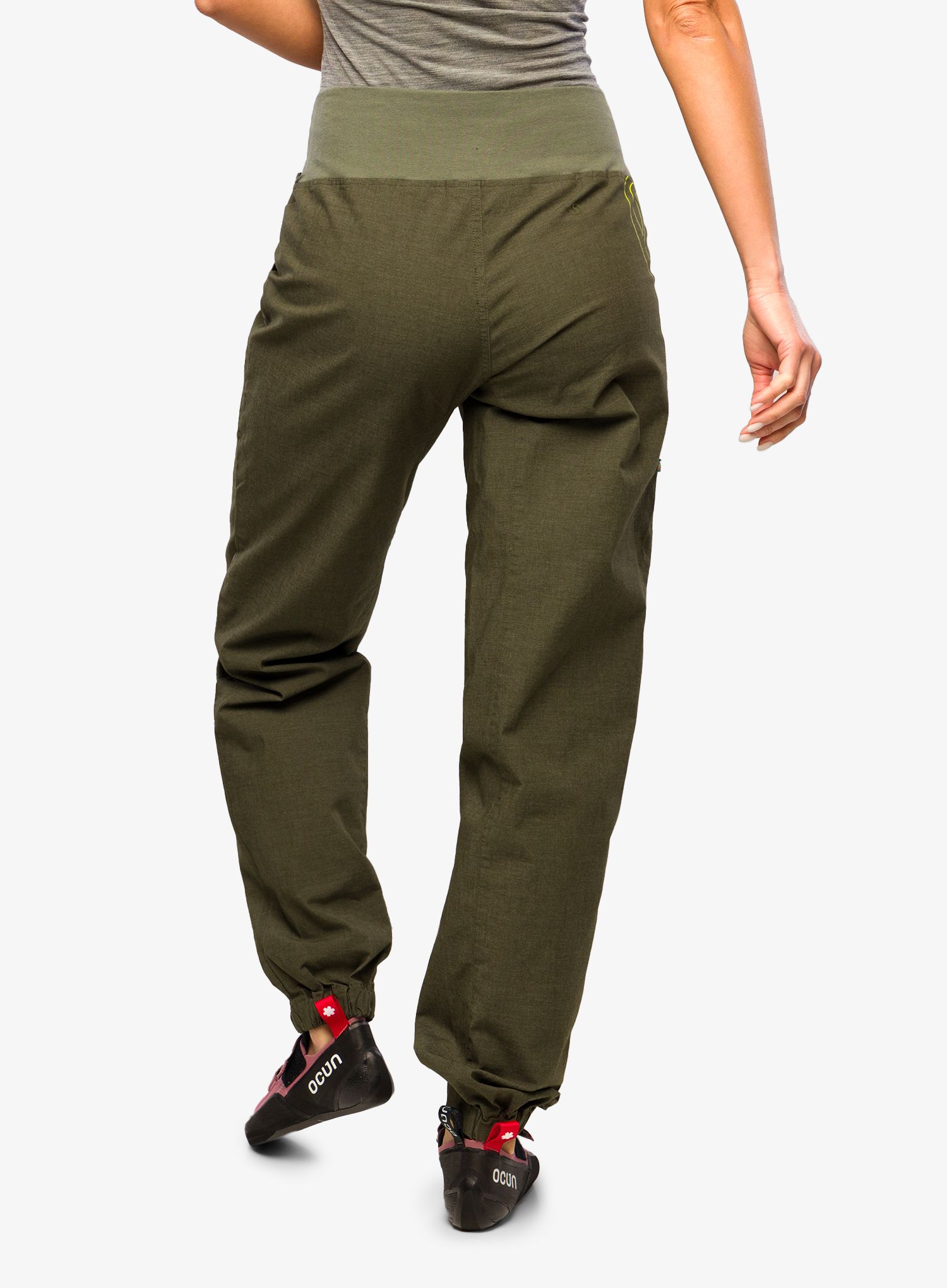 Lezecké kalhoty dámské Edelrid Wo Sansara Pants III - oil