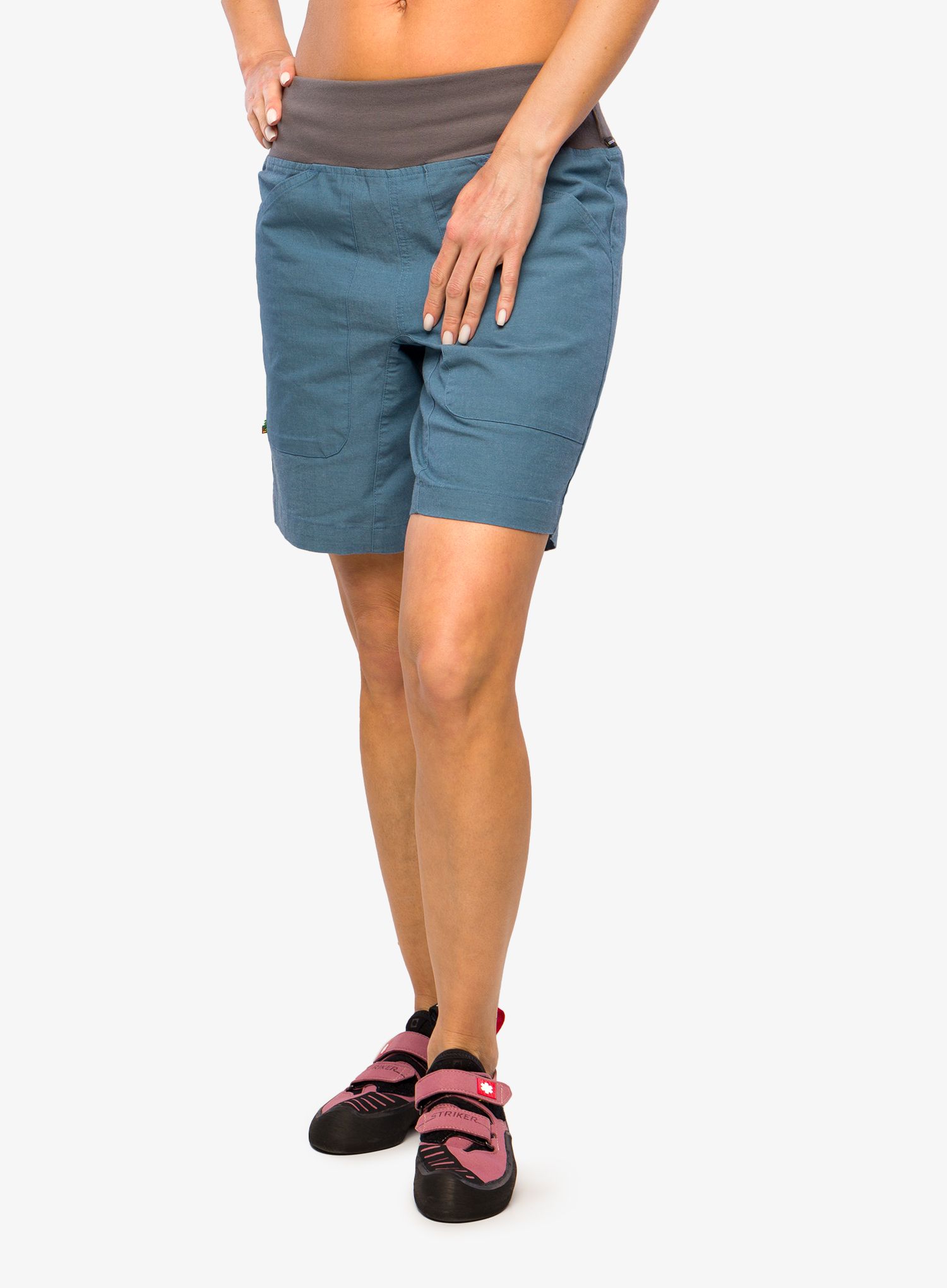 Dámské lezecké kraťasy Edelrid Wo Sansara Shorts - bluegrey
