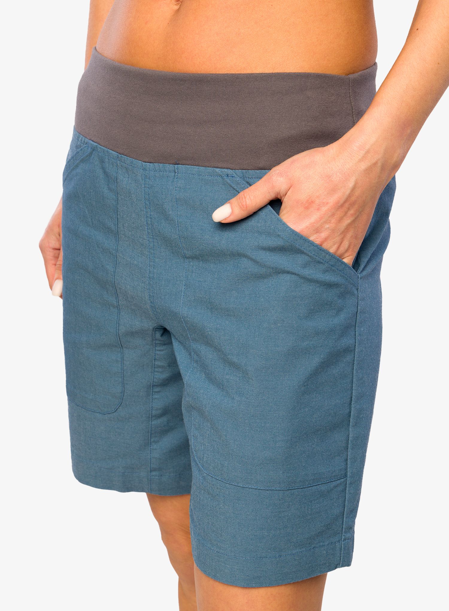 Dámské lezecké kraťasy Edelrid Wo Sansara Shorts - bluegrey