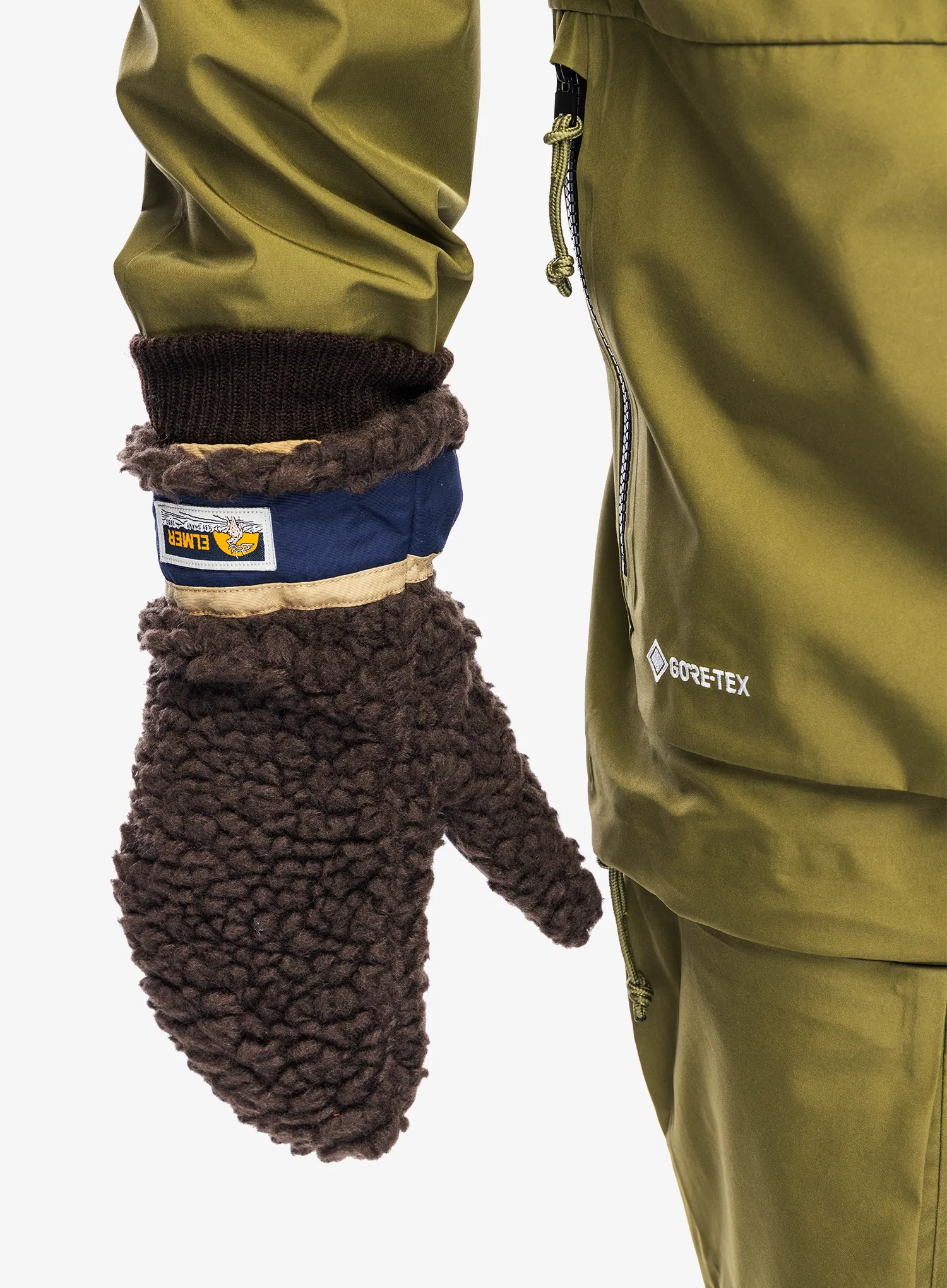 Palčáky Elmer EM354 Teddy Mitten - brown