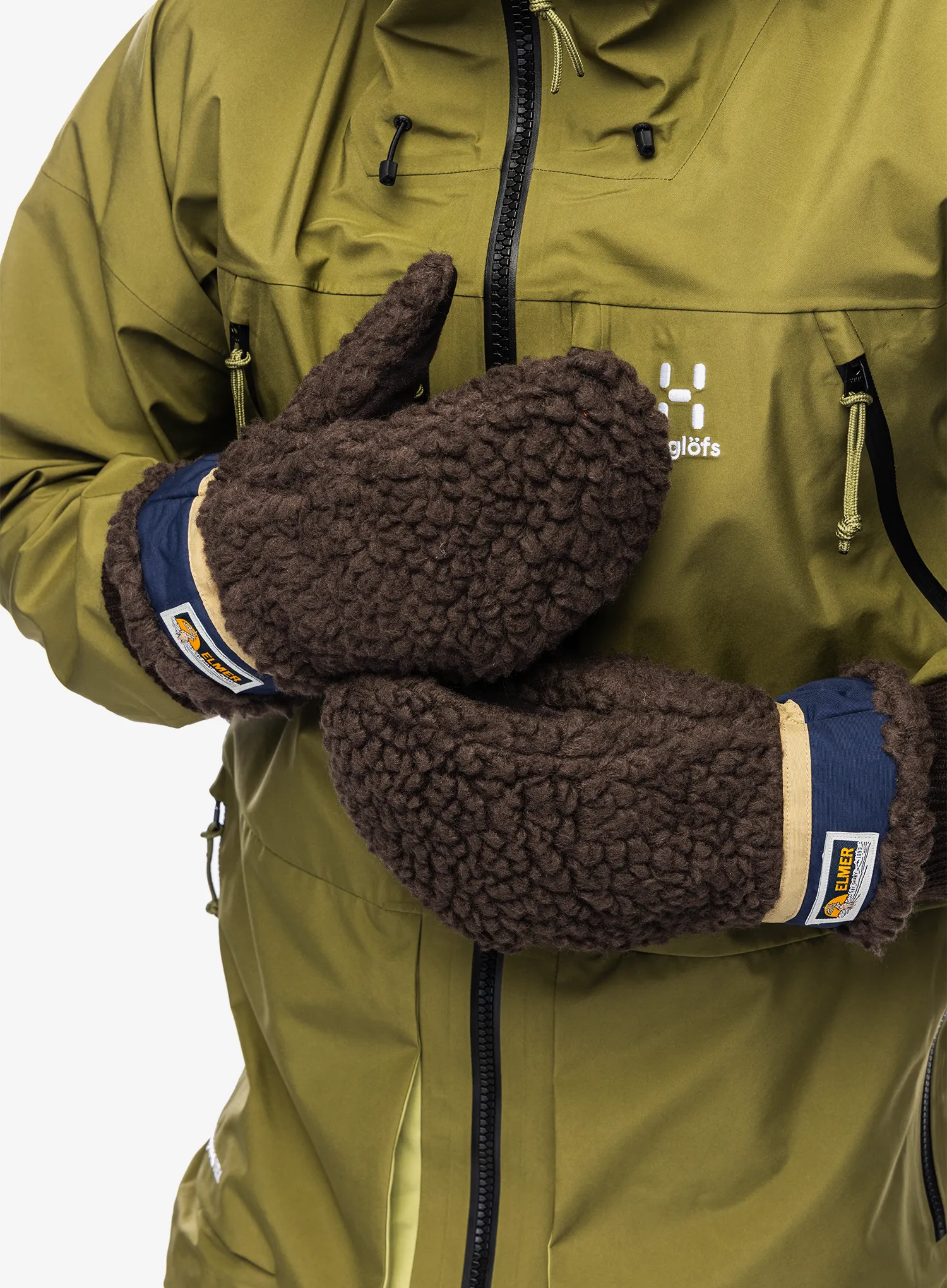 Palčáky Elmer EM354 Teddy Mitten - brown