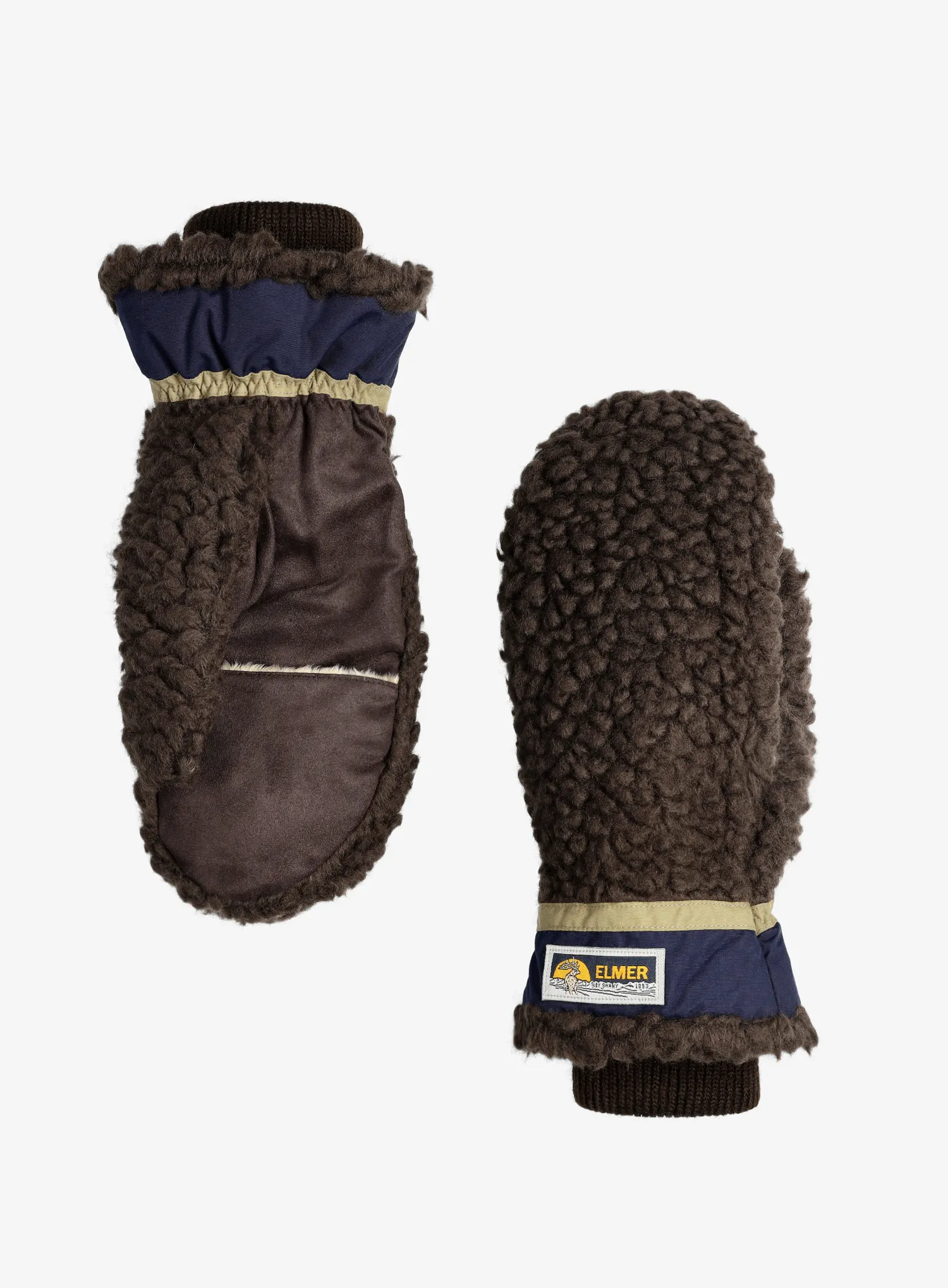 Palčáky Elmer EM354 Teddy Mitten - brown