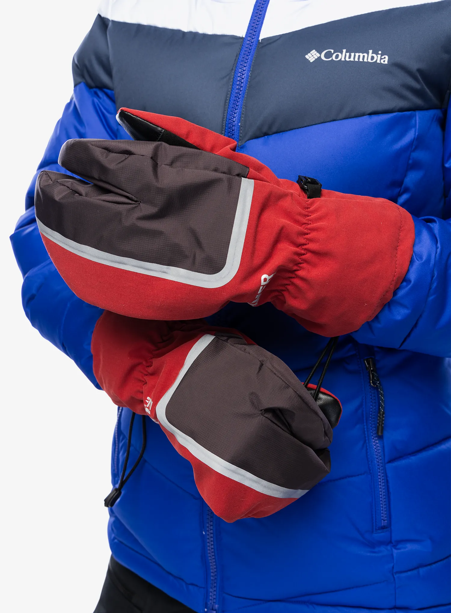 Rukavice Elmer EM510 Windproof Over Trigger Mitten - red