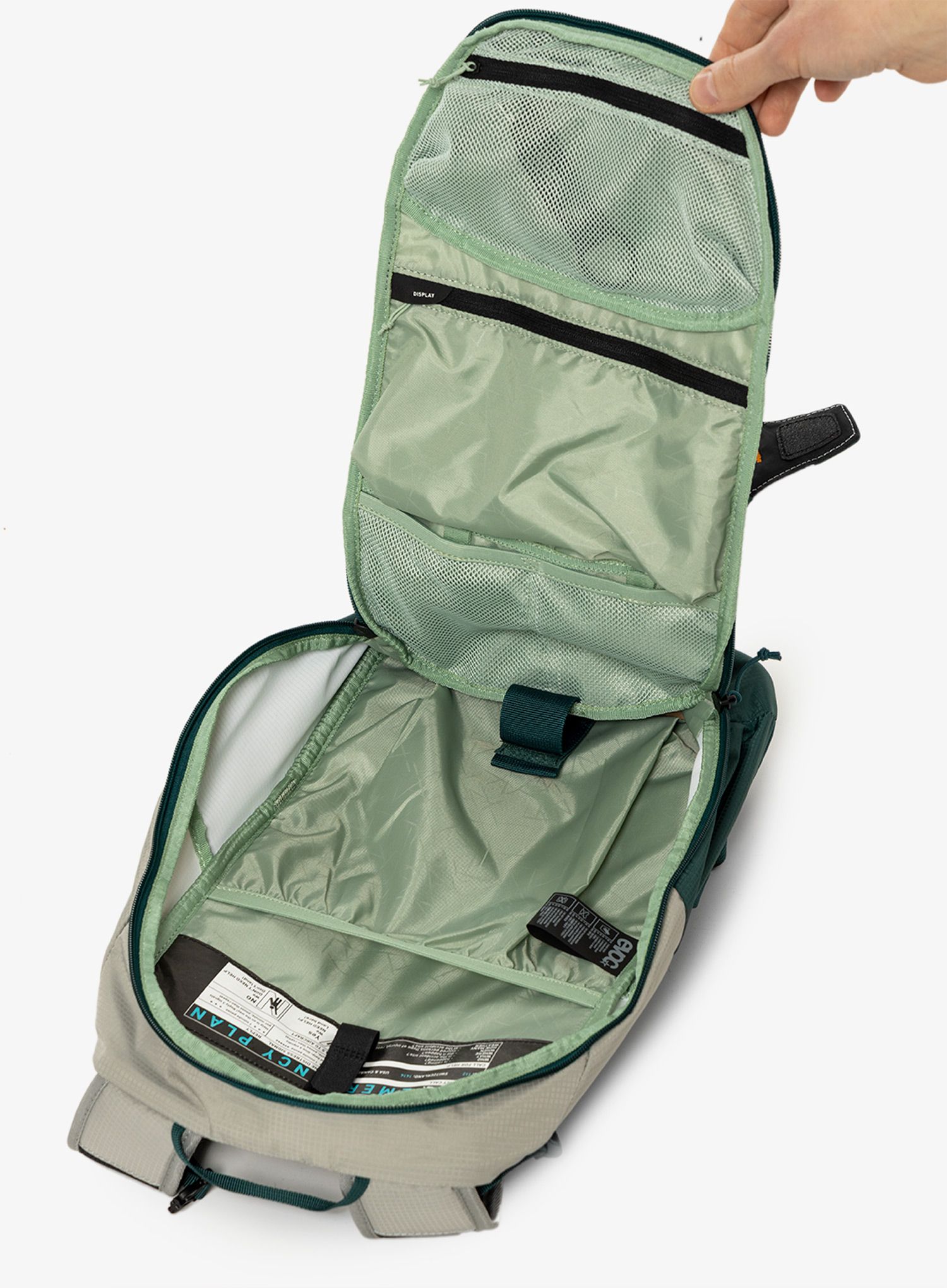 Batoh na kolo Evoc E-Ride 12 - stone/petrol