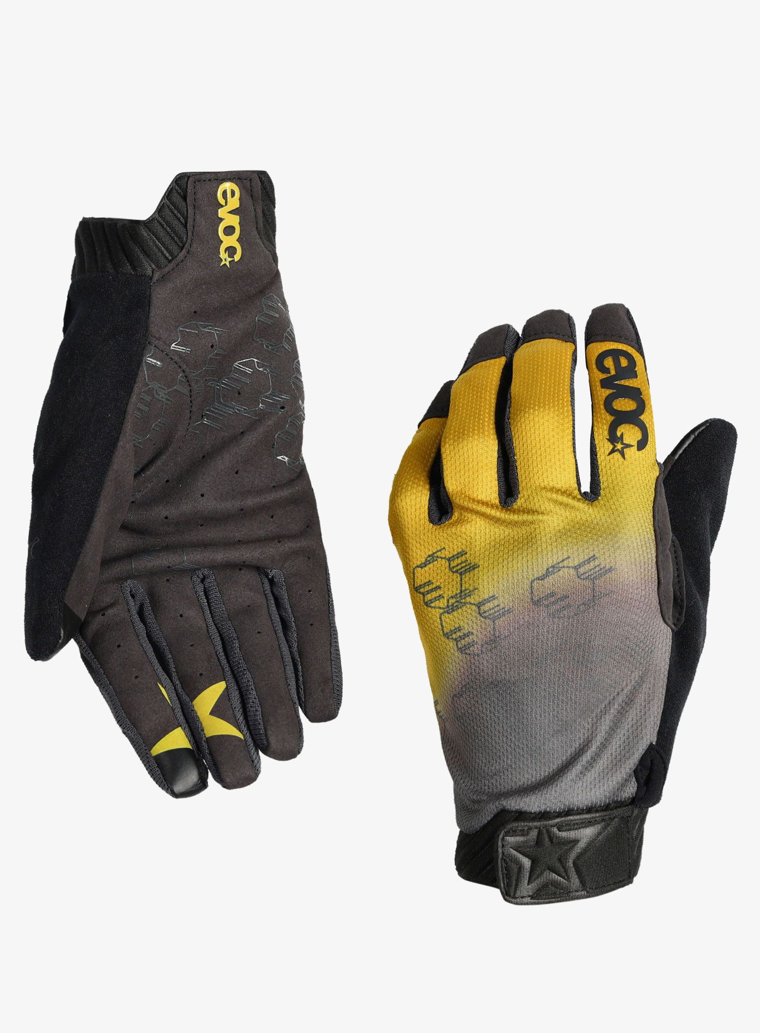 Cyklistické rukavice Evoc Enduro Touch Glove - curry