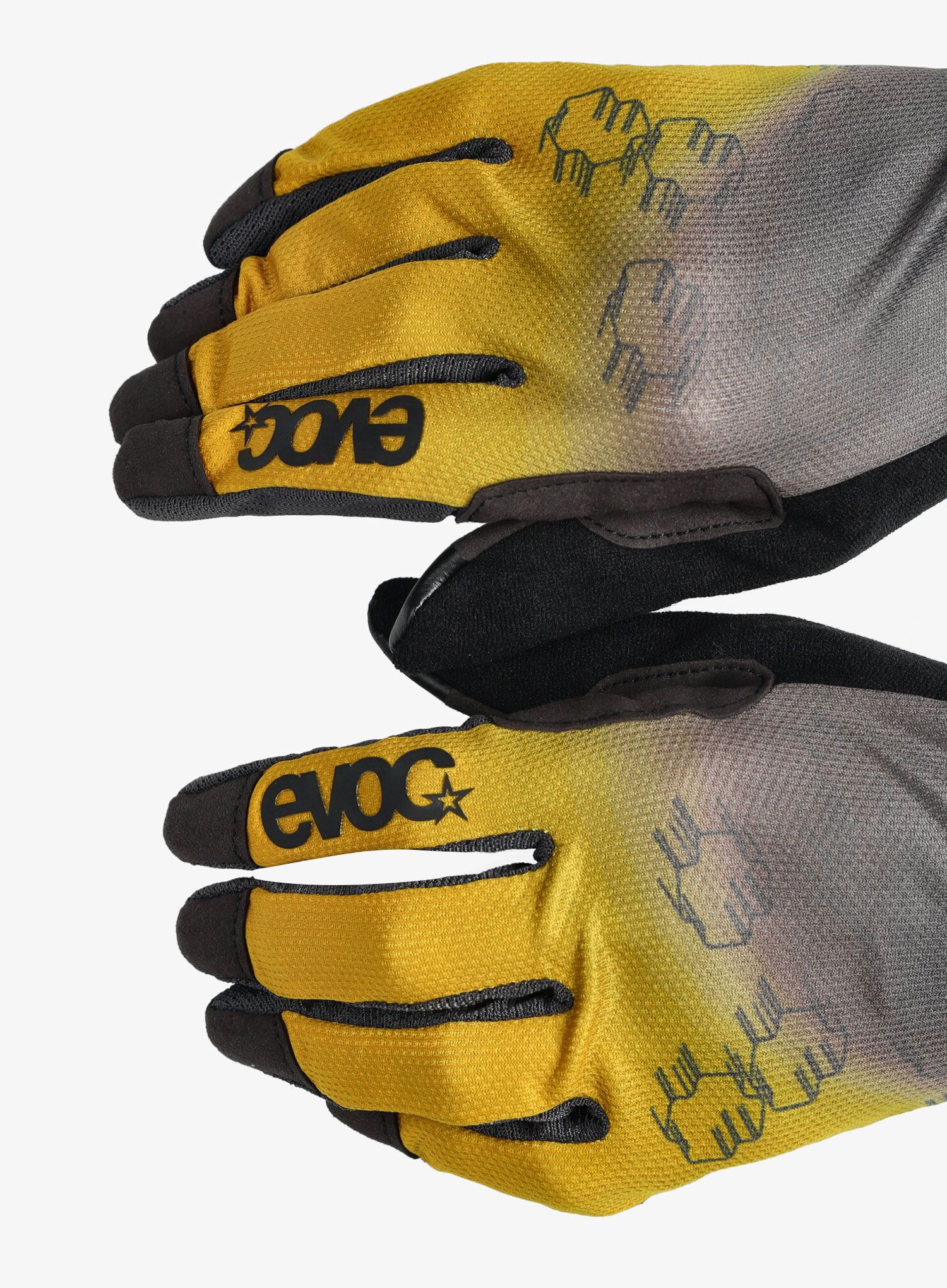Cyklistické rukavice Evoc Enduro Touch Glove - curry