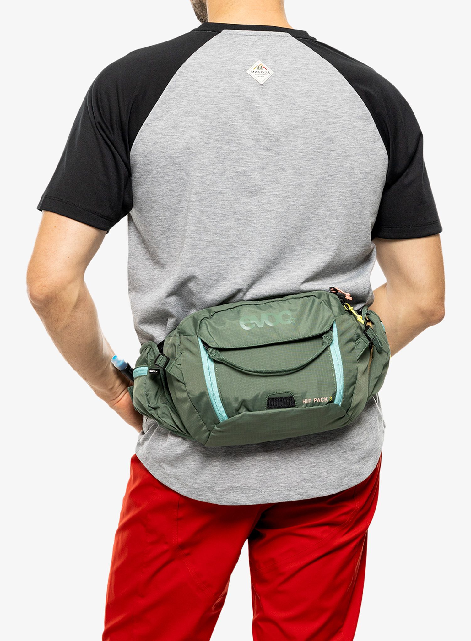 Bederní taška Evoc Hip Pack 3 + 1.5L Bladder - olive
