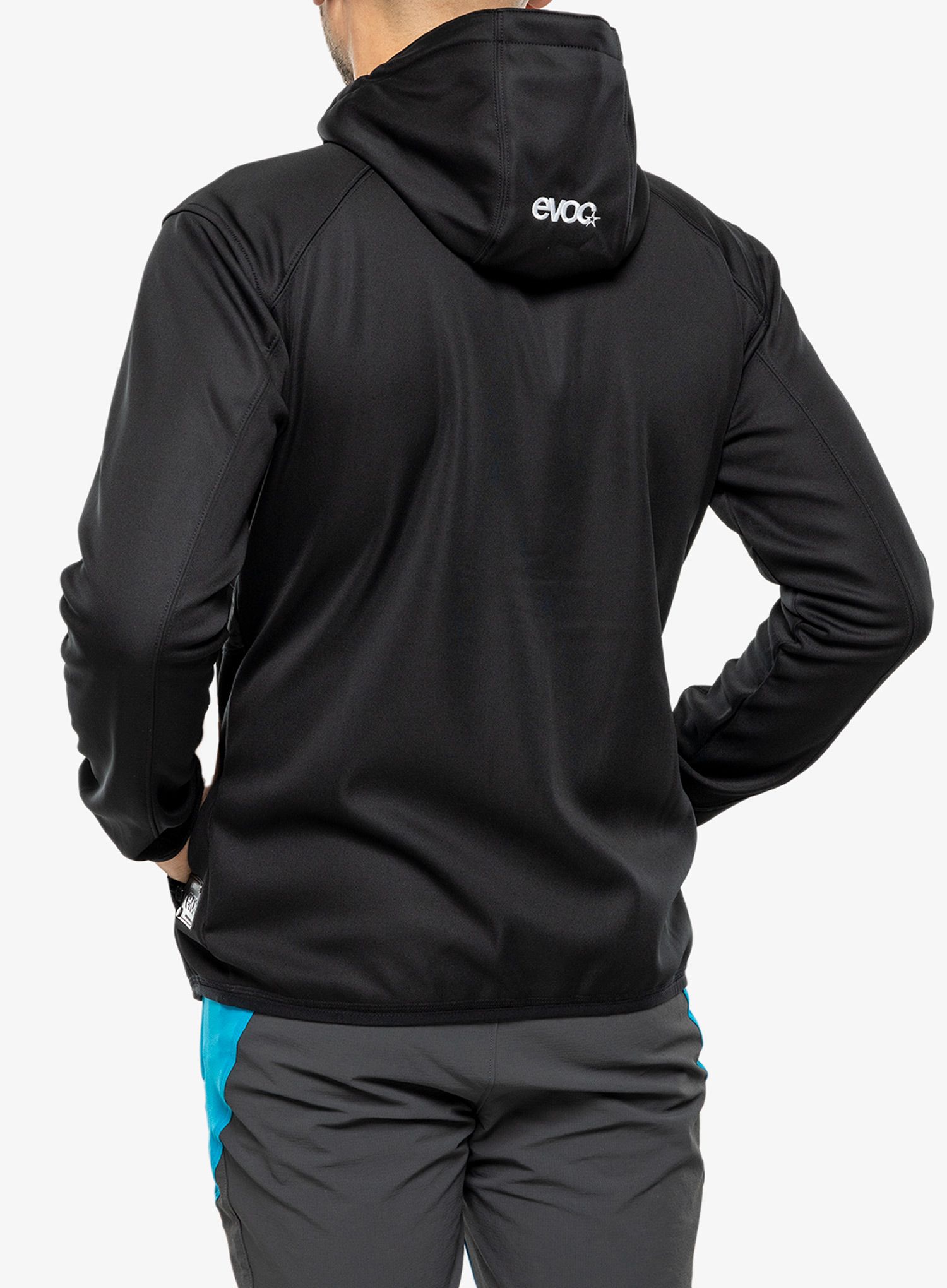 Cyklistická mikina Evoc Hoody Jacket - black