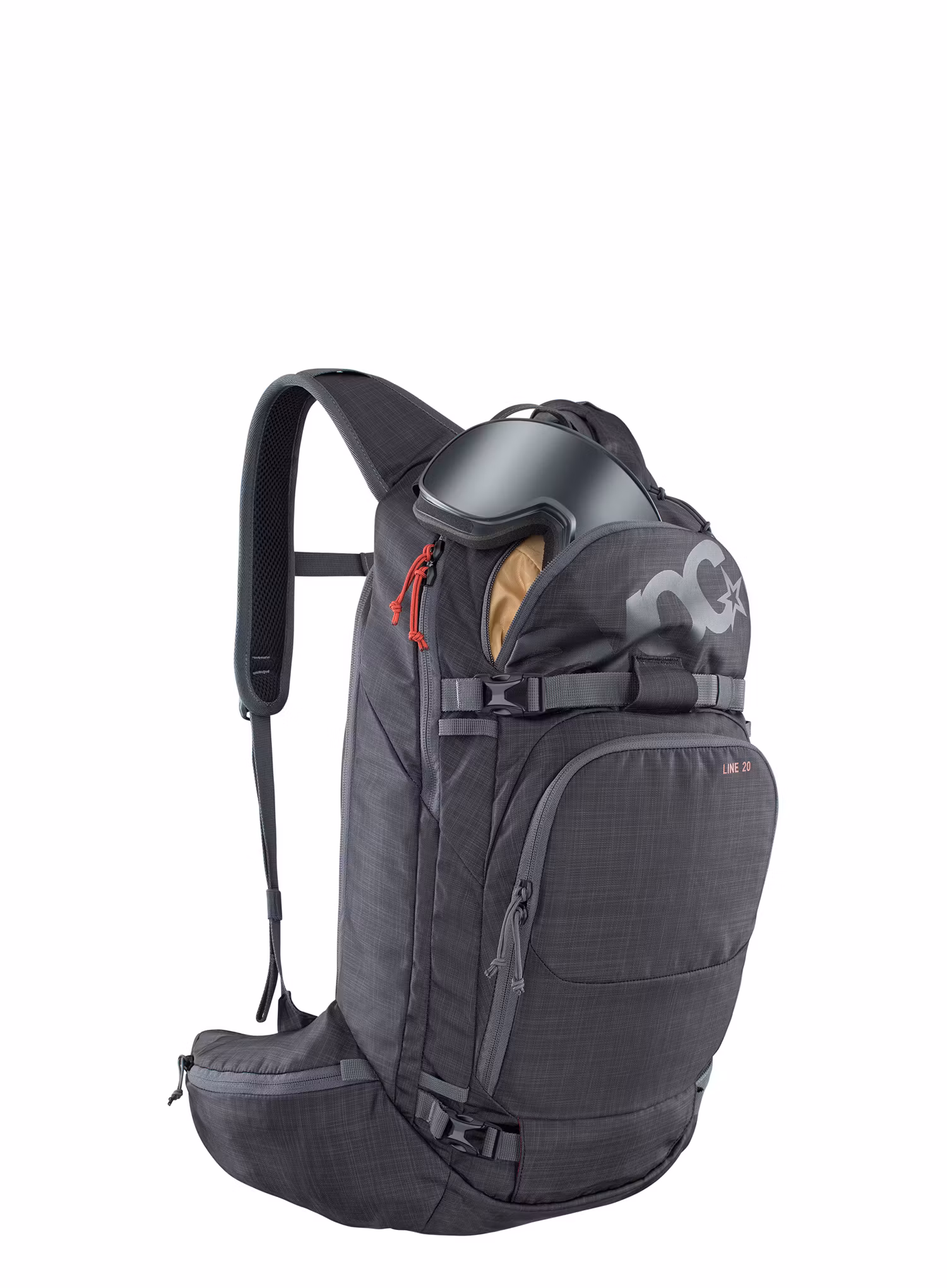 Skialpový batoh Evoc Line 20 - heather carbon grey
