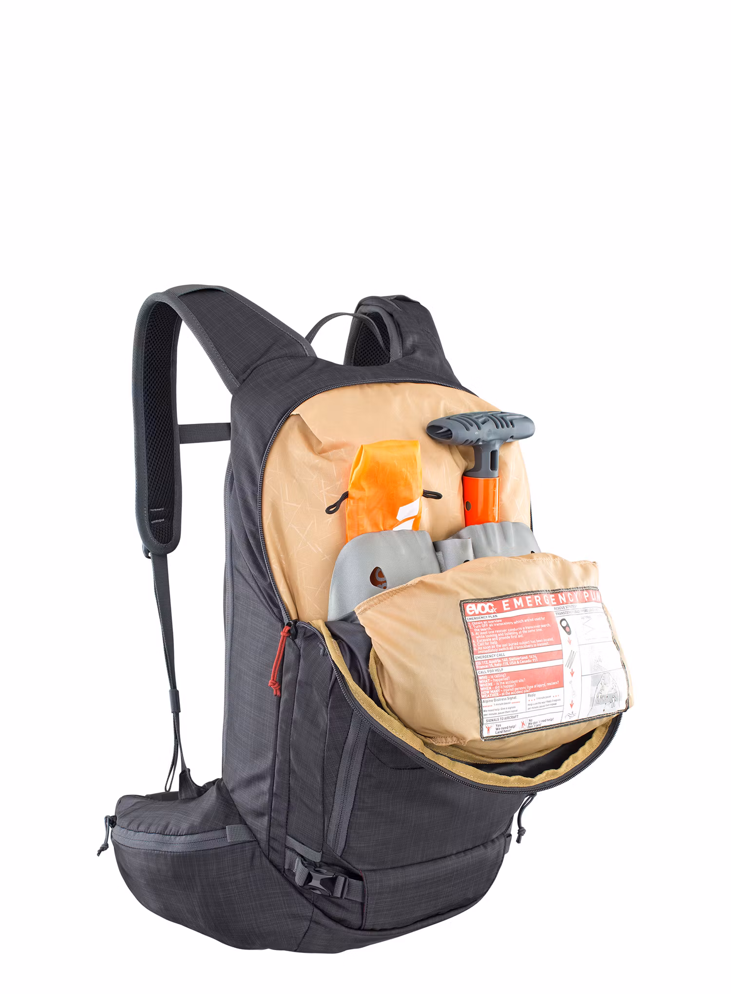 Skialpový batoh Evoc Line 20 - heather carbon grey