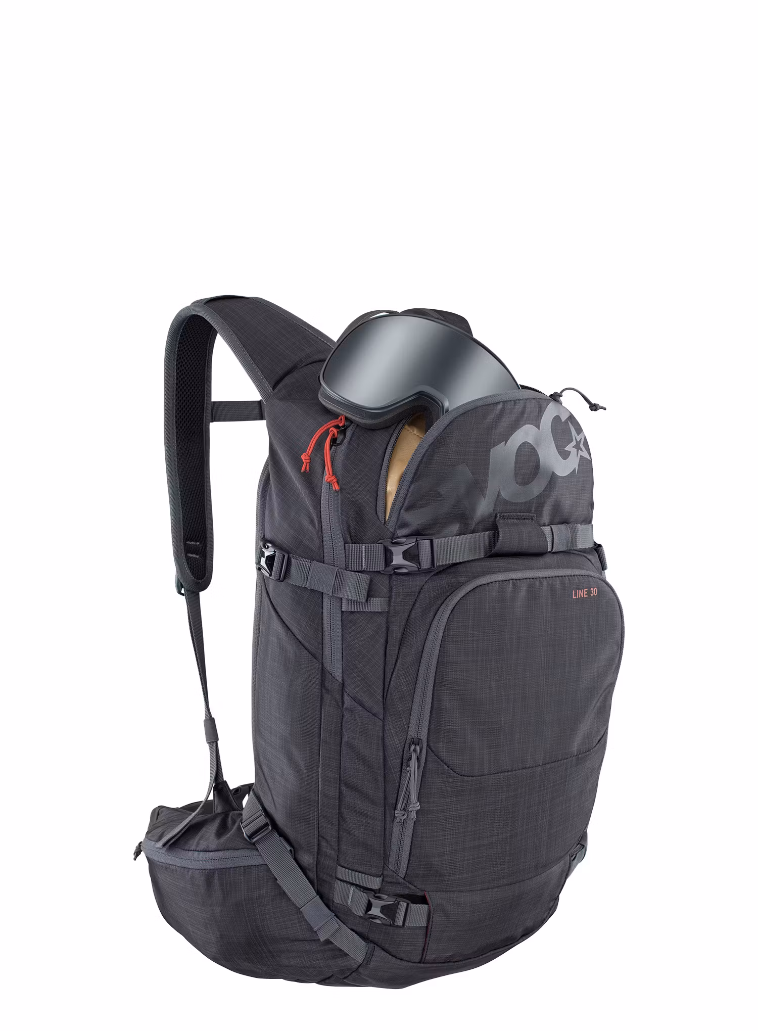Skialpový batoh Evoc Line 30 - heather carbon grey