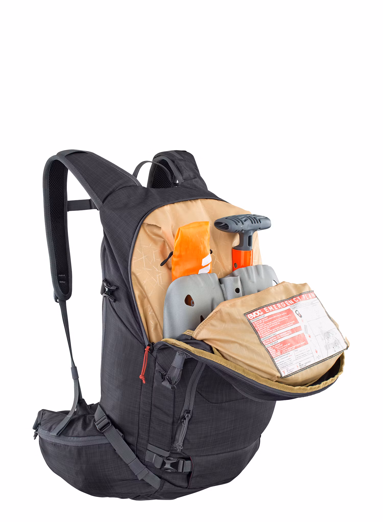 Skialpový batoh Evoc Line 30 - heather carbon grey