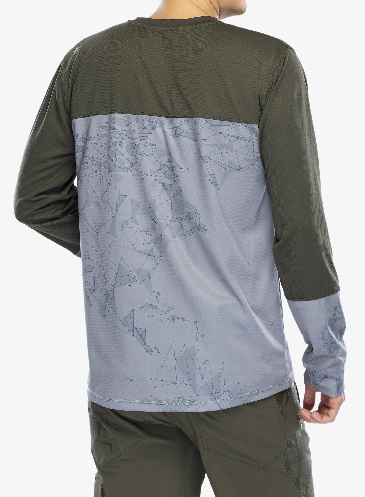 Cyklistická mikina Evoc Long Sleeve Jersey - stone