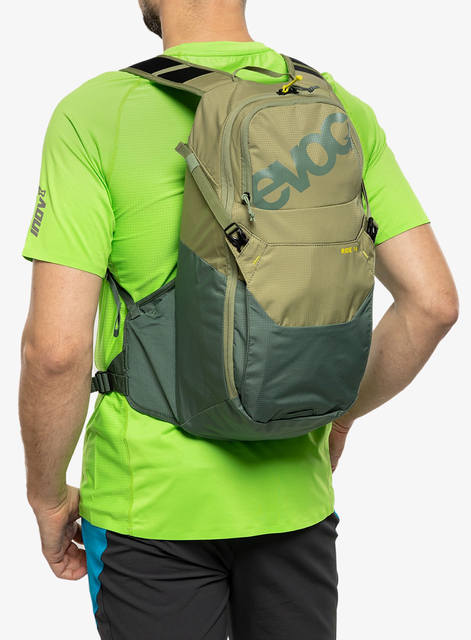 Cyklistický batoh Evoc Ride 16 - light olive/olive
