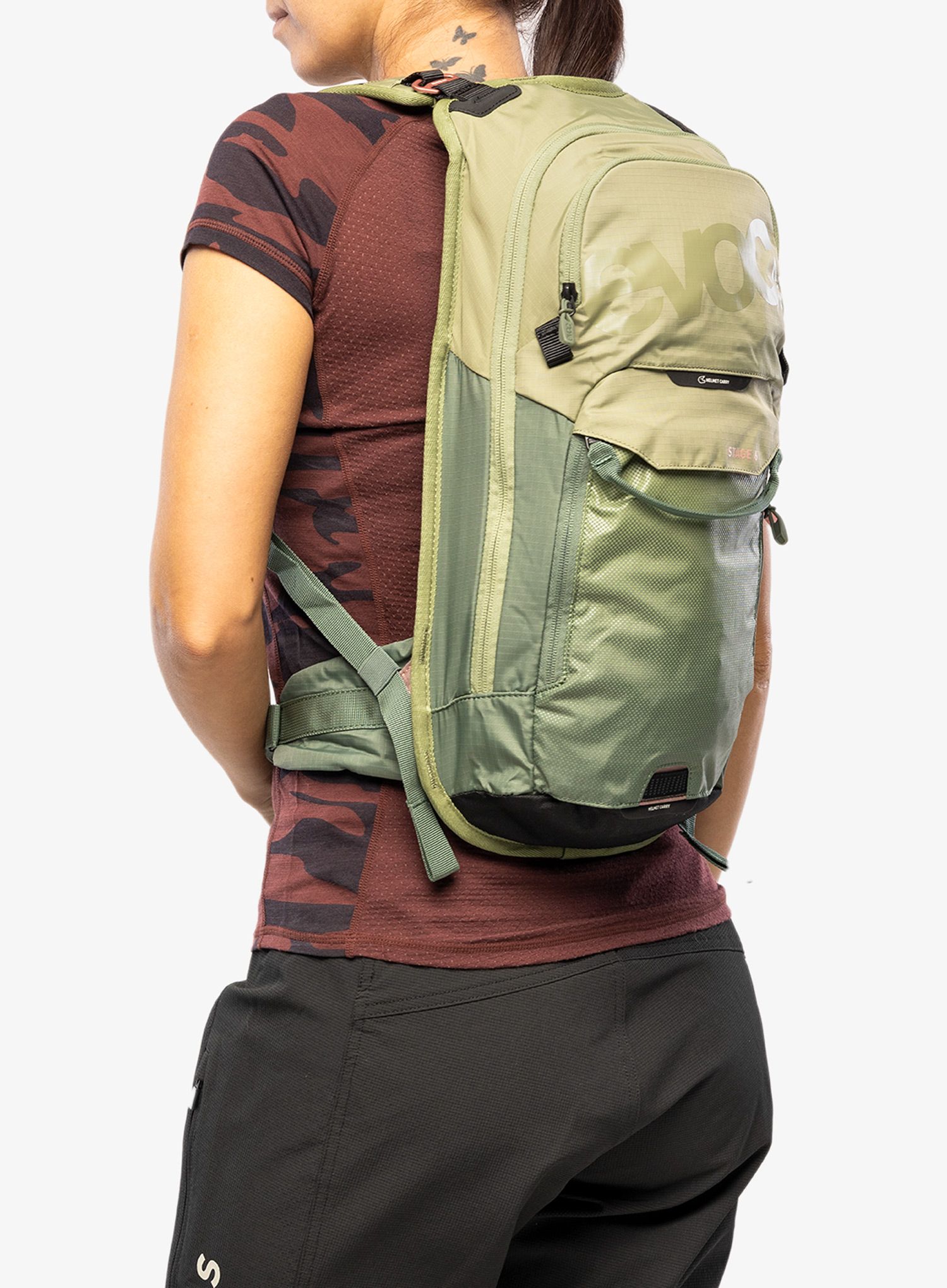 Cyklistický batoh Evoc Stage 6 - light olive/olive