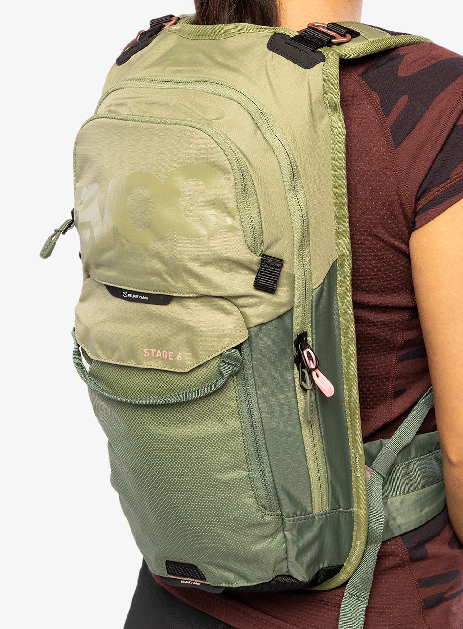 Cyklistický batoh Evoc Stage 6 - light olive/olive