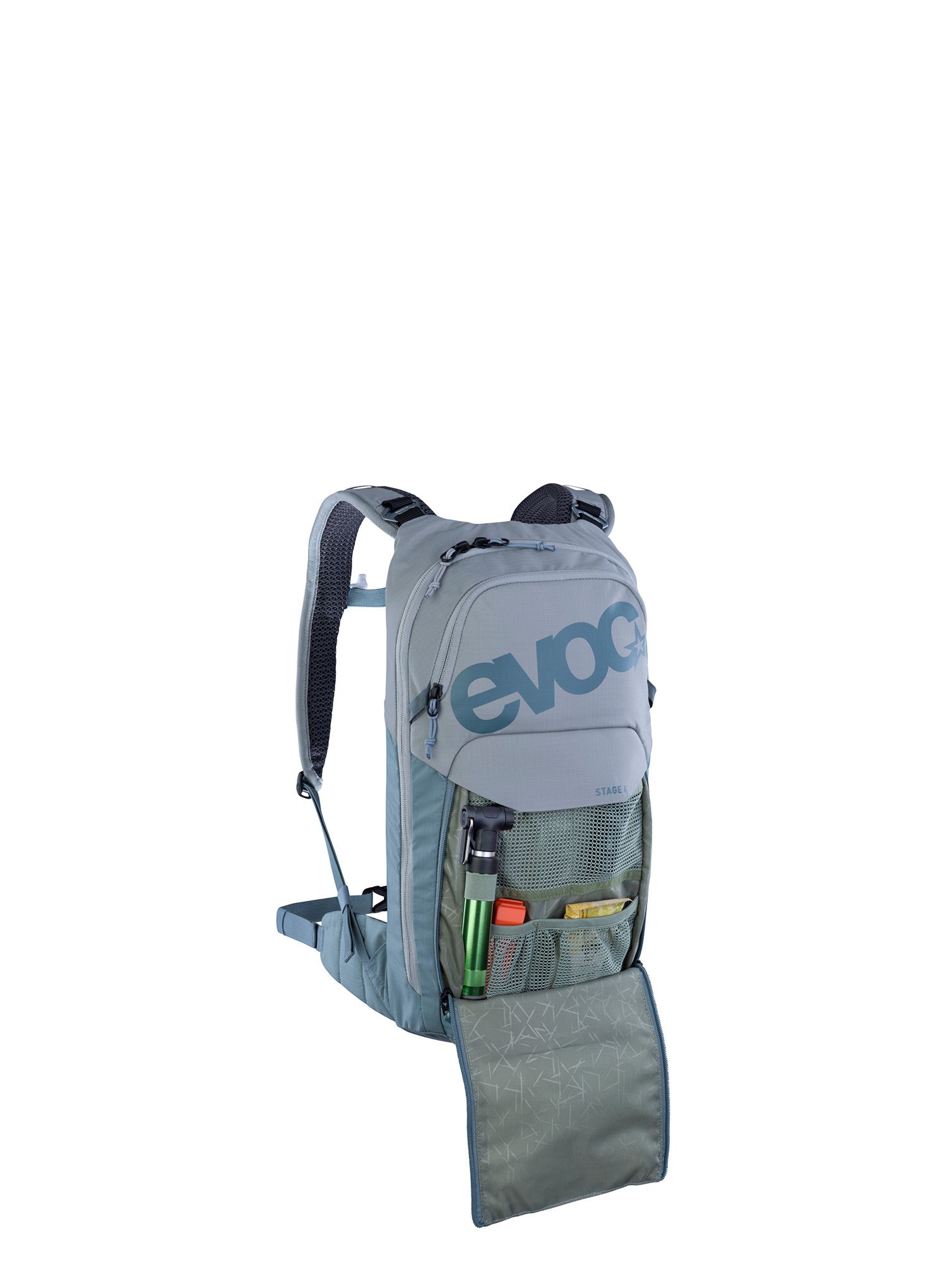 Batoh na kolo Evoc Stage 6 - stone/steel