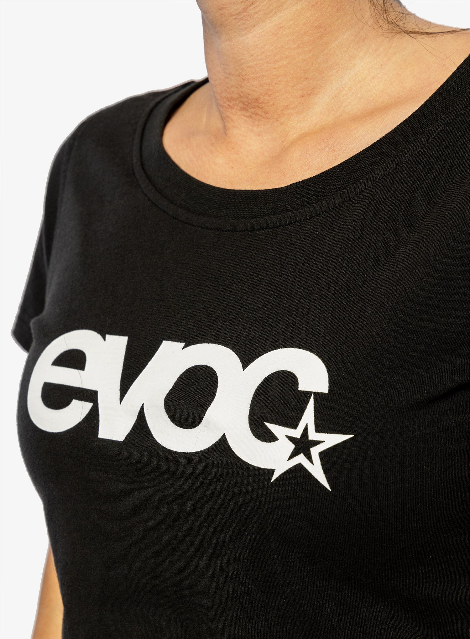 Dámské tričko s potiskem Evoc T-Shirt Logo - black