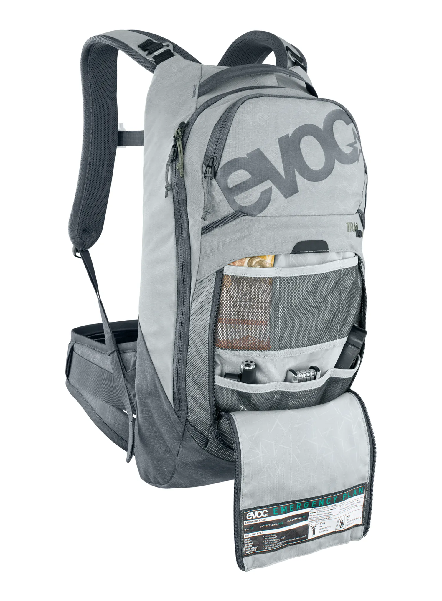 Batoh na kolo Evoc Trail Pro 10 - stone/carbon grey