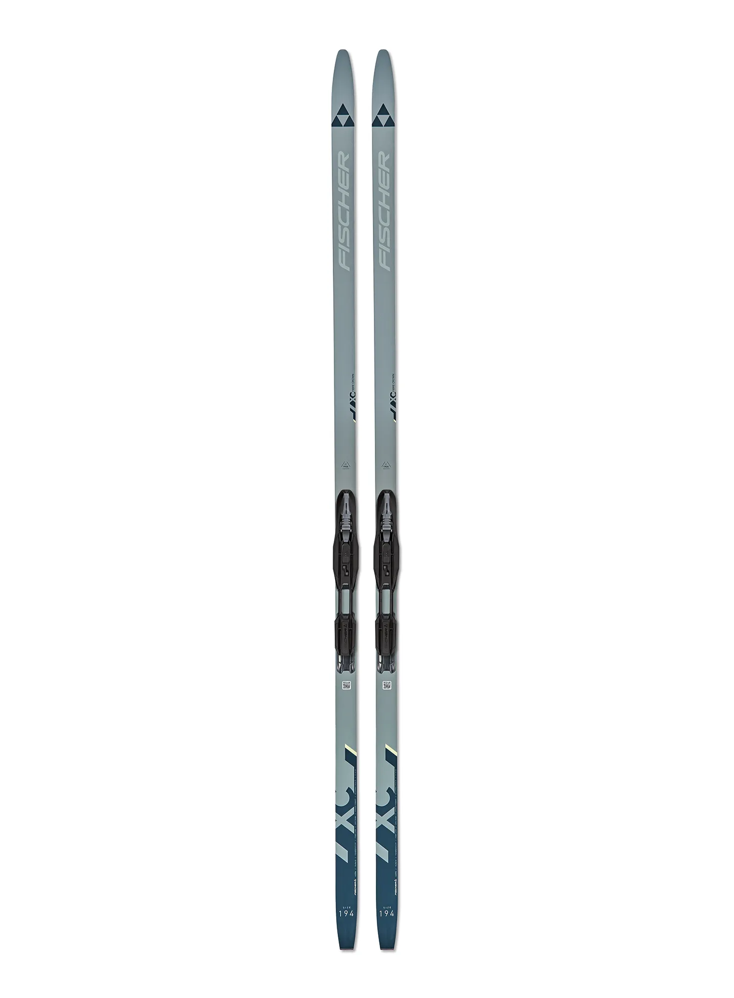Běžky Fischer Fibre Crown EF + vazby Nordic Tour Step-In IFP - black/grey