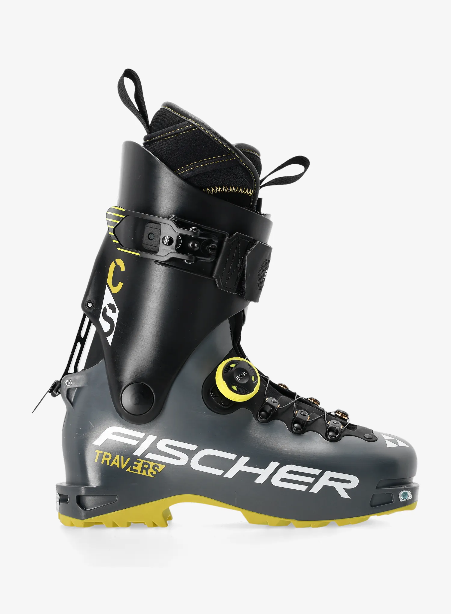 Skialpové boty Fischer Travers CS - yellow/grey/black